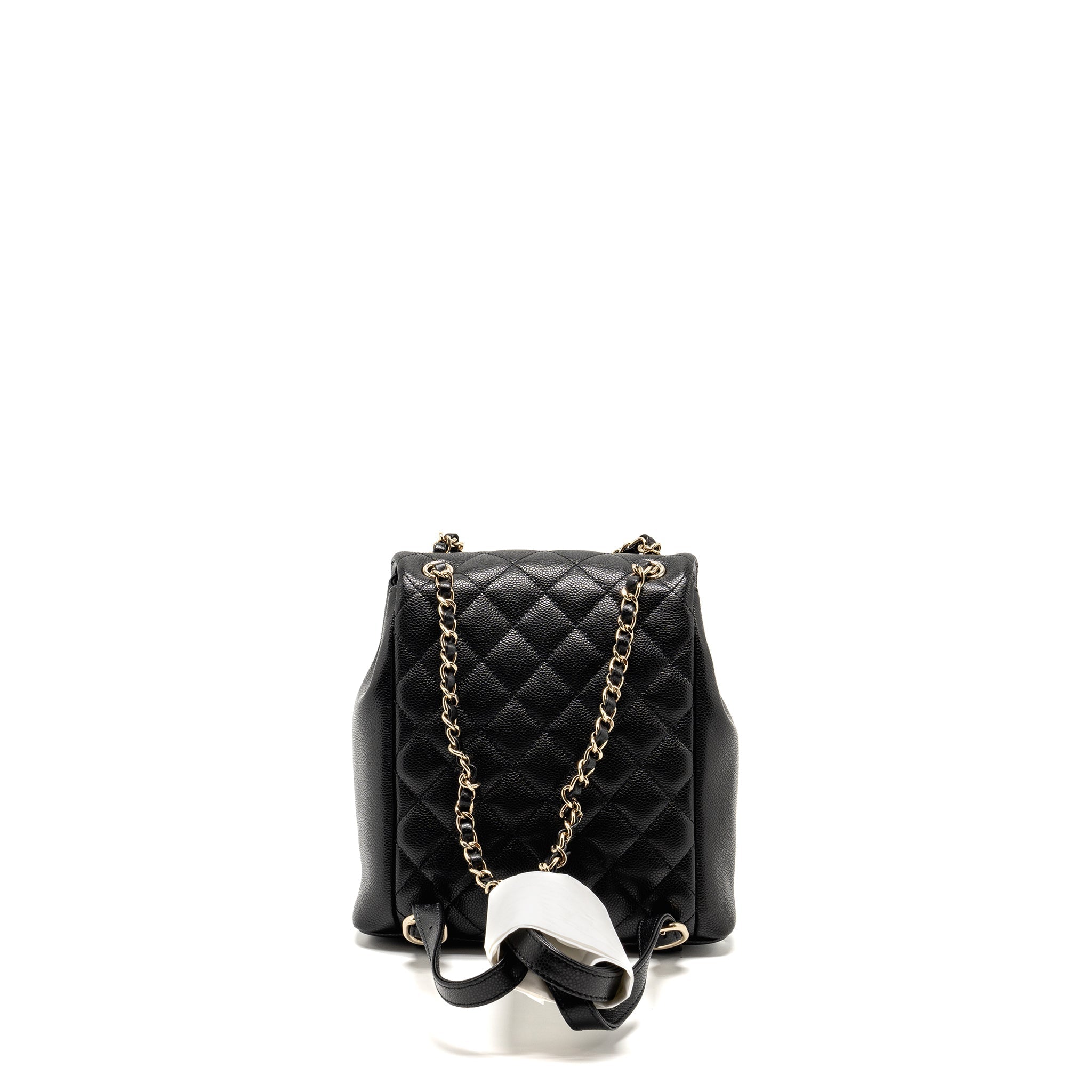 Chanel Triple Pack Duma Backpack Caviar Black L (Microchip)