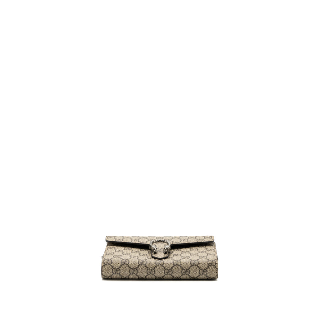 Gucci Dionysus mini chain bag GG supreme canvas brown / Multicolour SHW