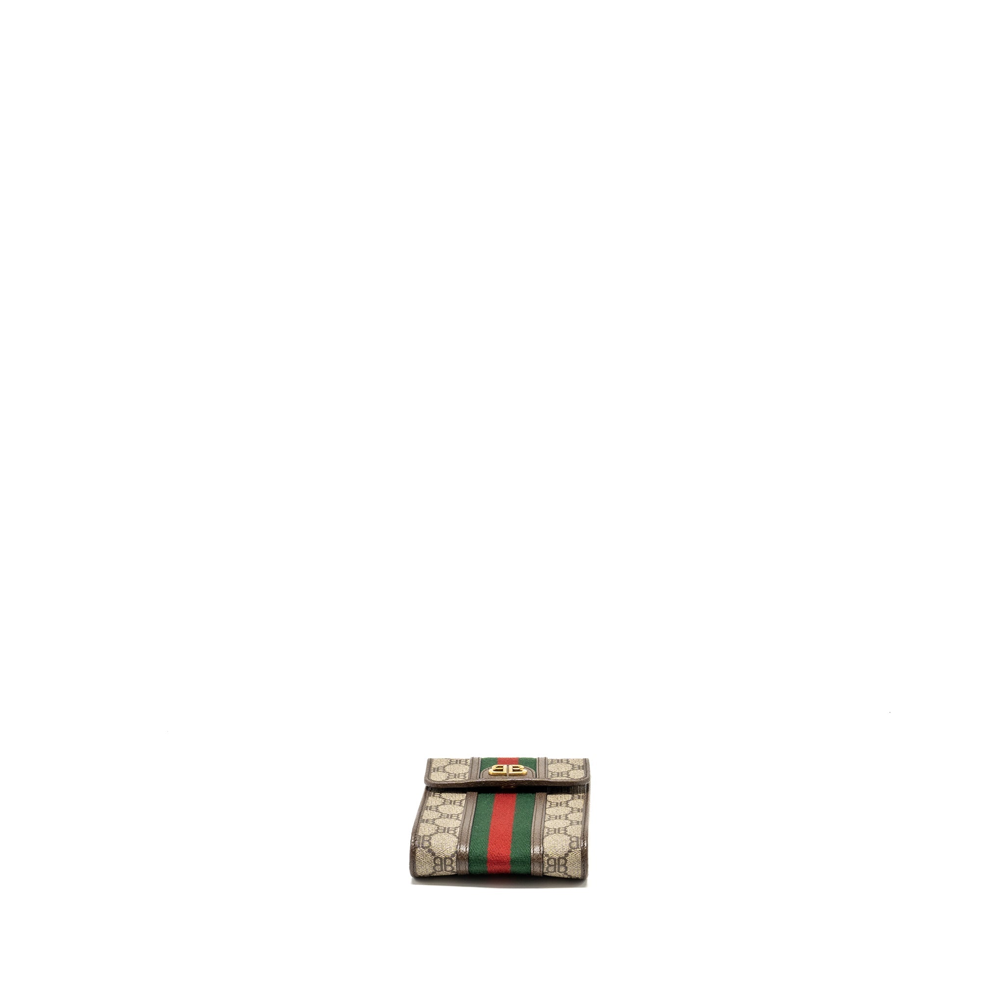 GUCCI x BALENCIAGA The Hacker Project Phone Crossbody Bag Canvas/Leather Brown/Multicolour