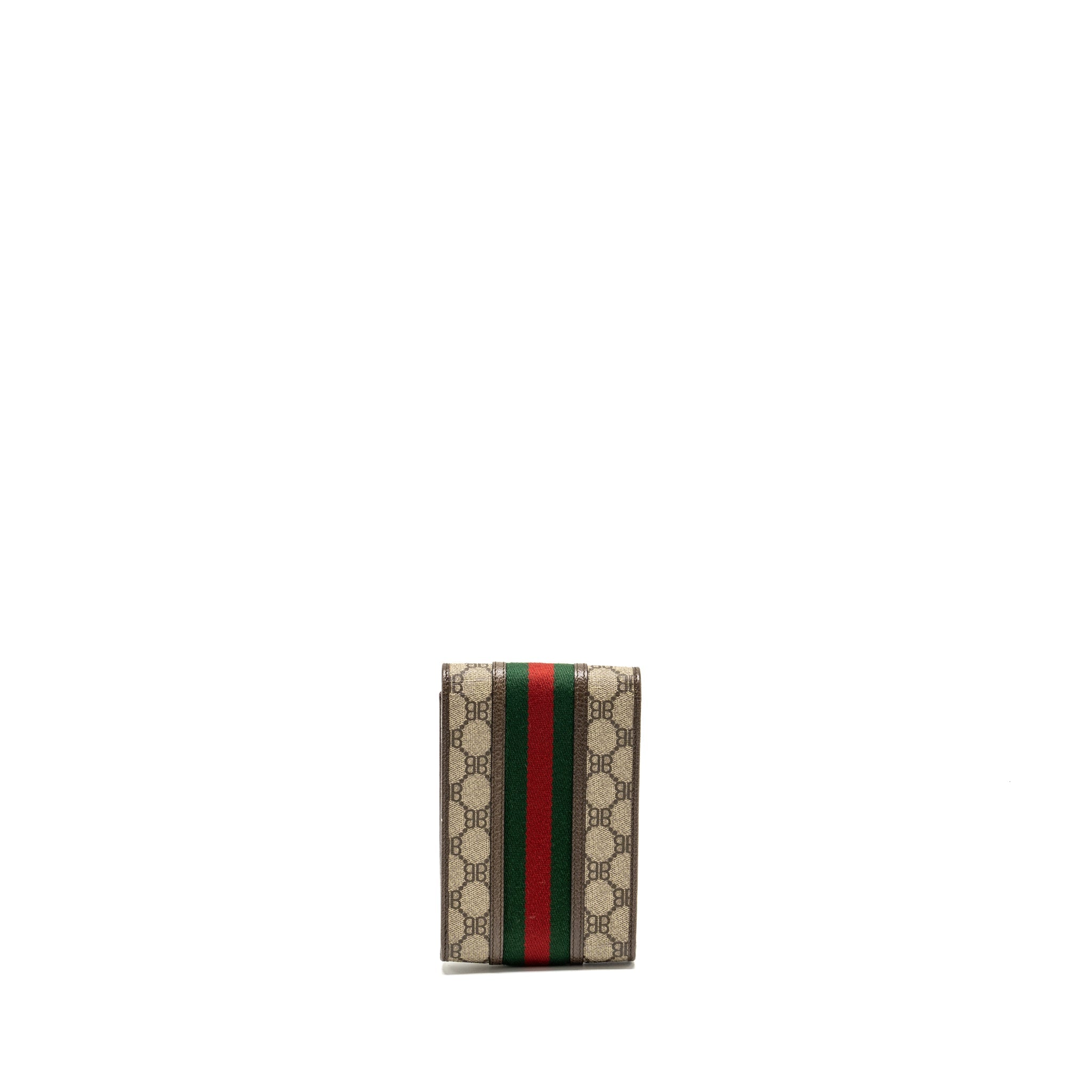 GUCCI x BALENCIAGA The Hacker Project Phone Crossbody Bag Canvas/Leather Brown/Multicolour