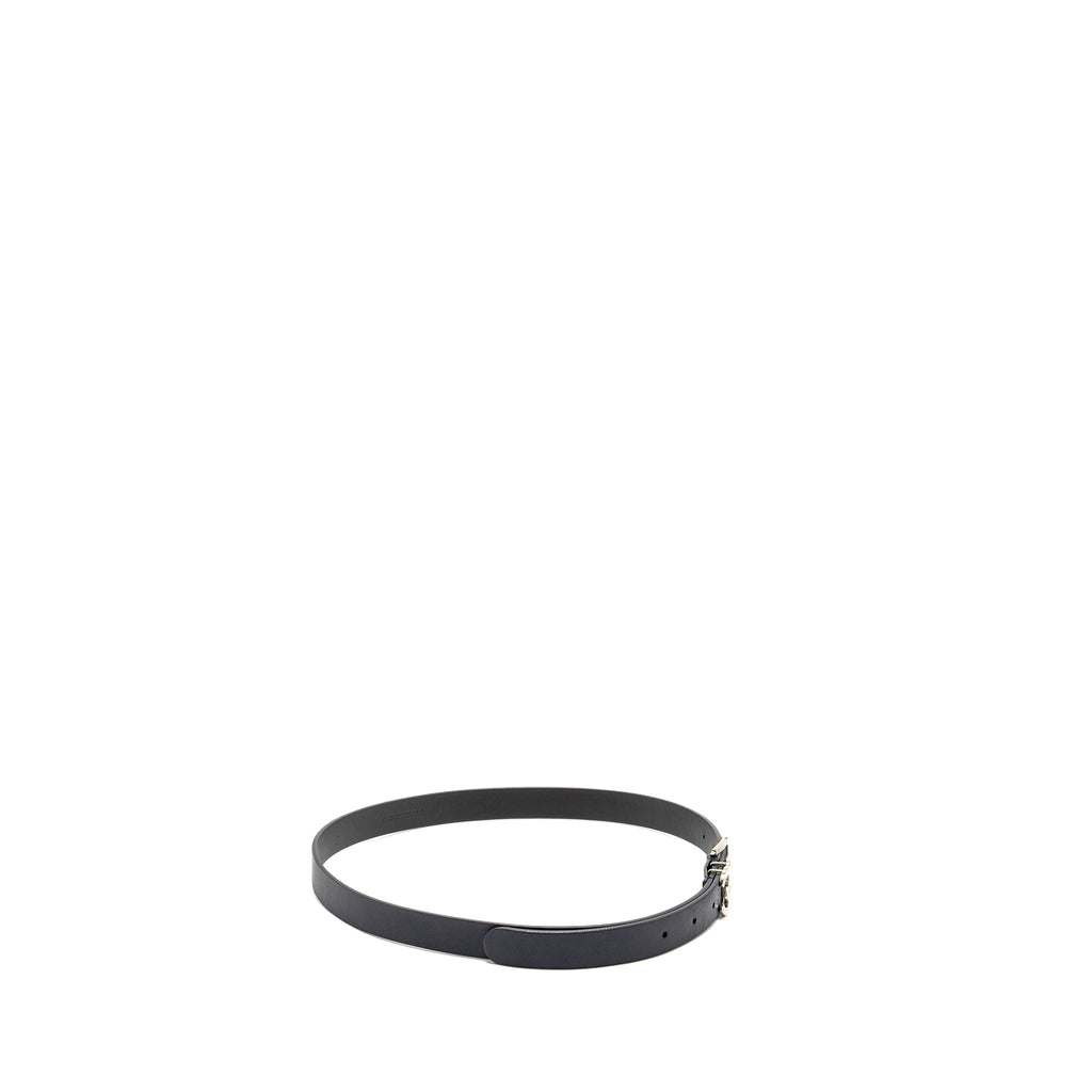 Chanel 20S Size 85 CC logo Belt Navy Blue
