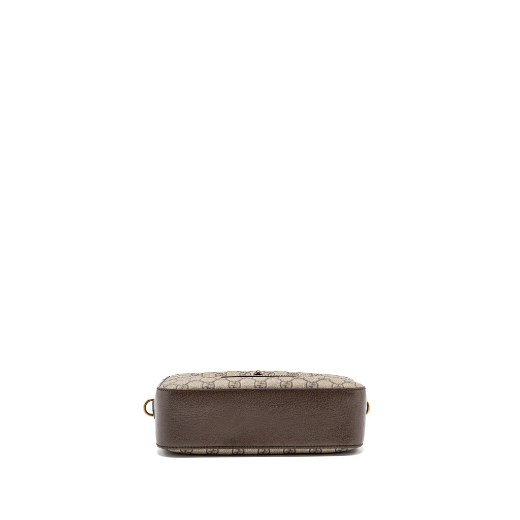 Gucci GG Supreme Camera Bag Canvas/ Leather