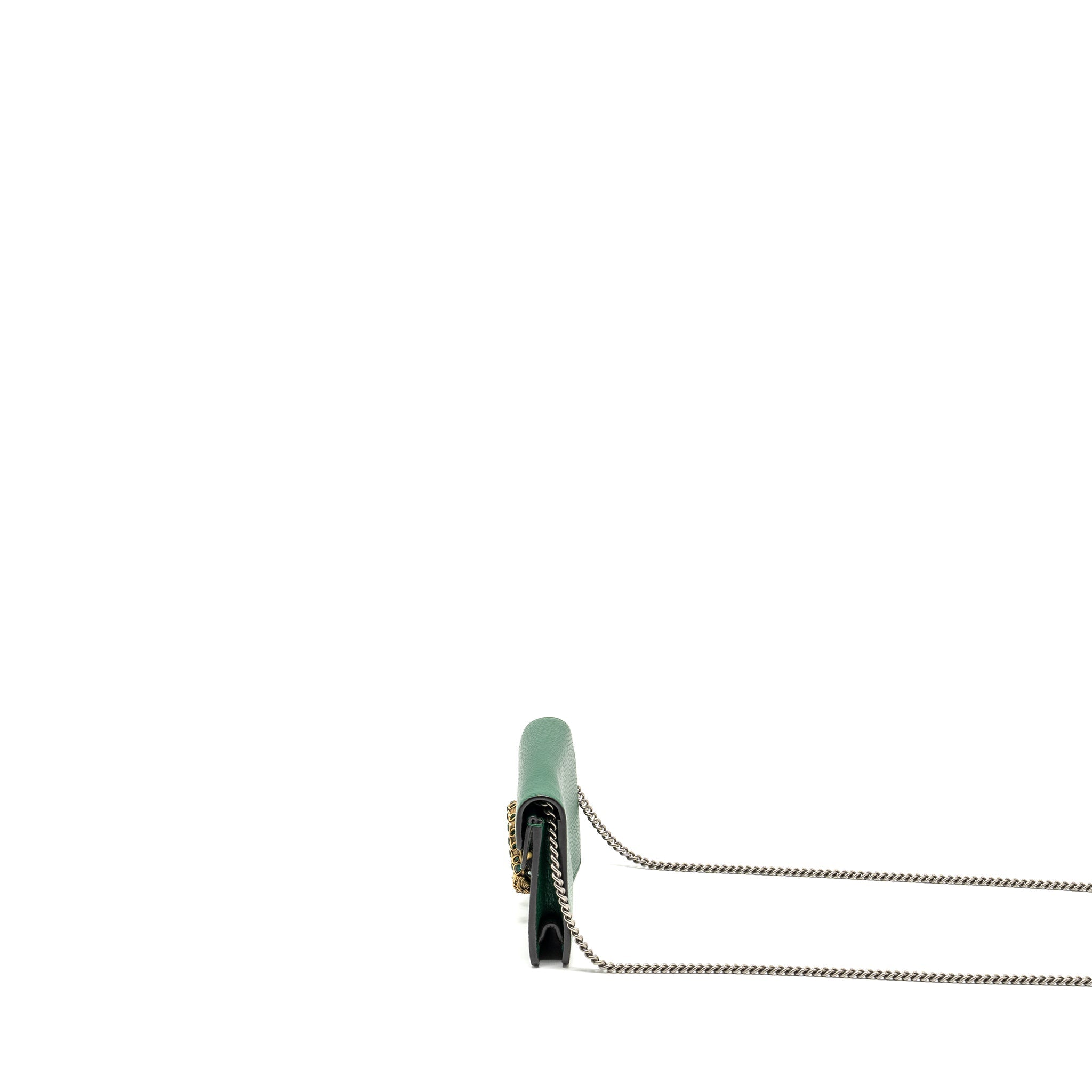 Gucci super mini Dionysus calfskin green