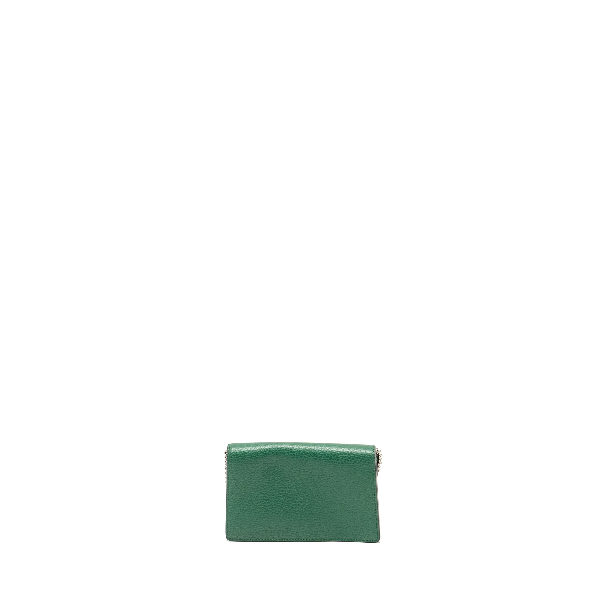 Gucci super mini Dionysus calfskin green