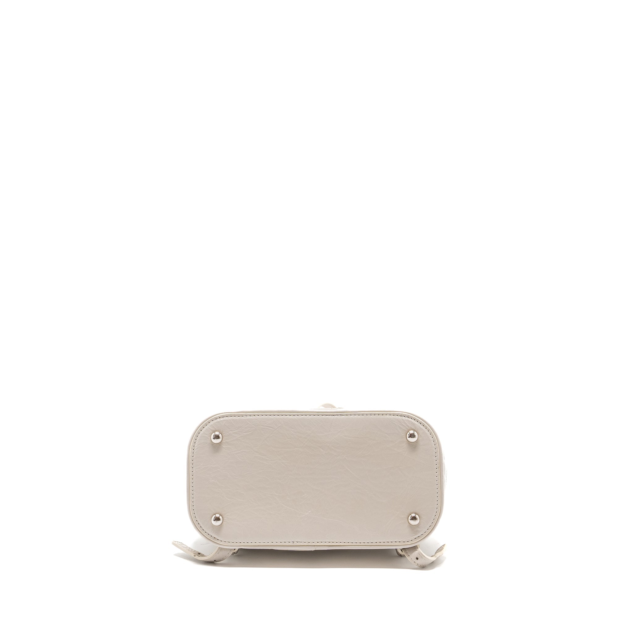 CHANEL TRANSPARENT BACKPACK PVC/SHINY CALFSKIN WHITE