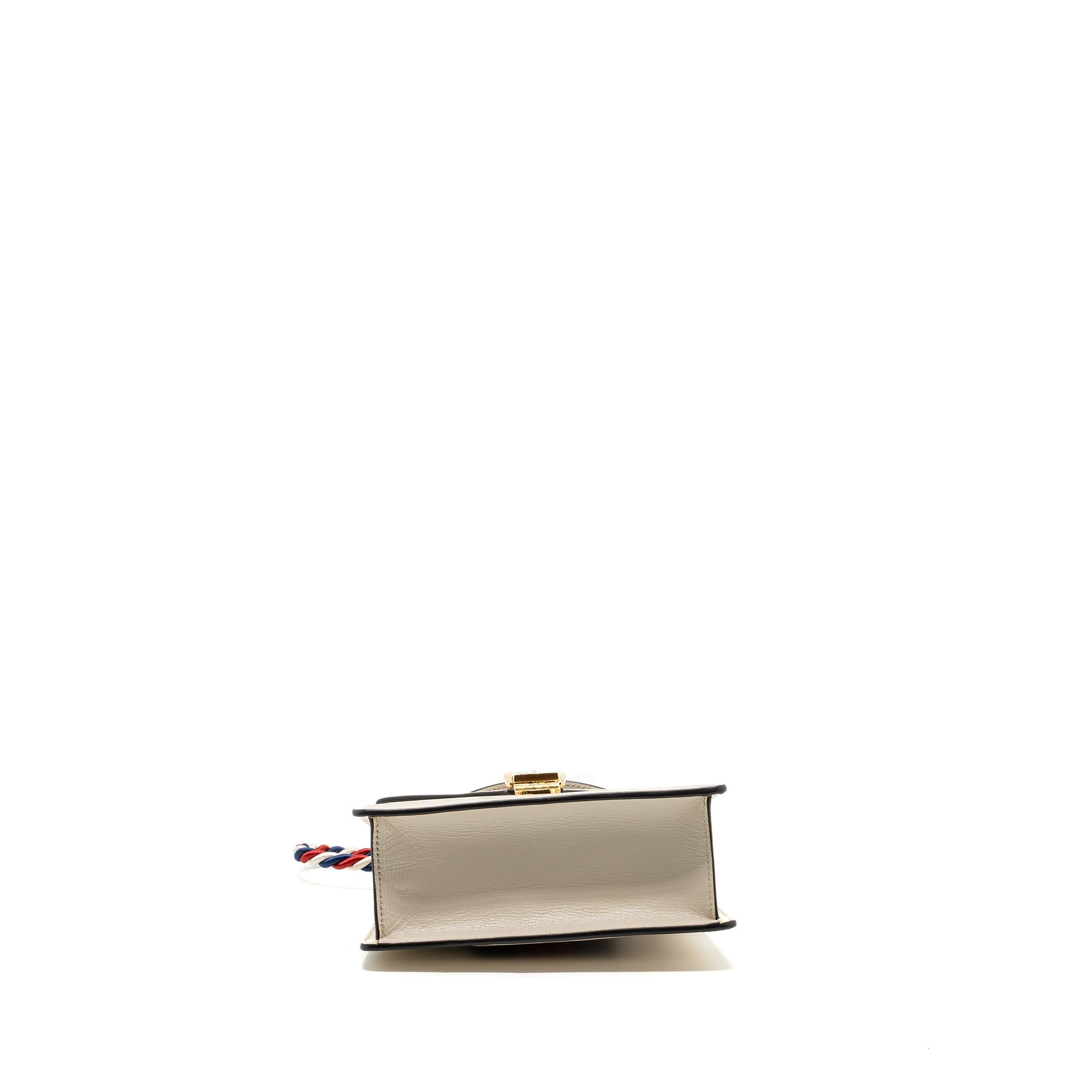 Gucci Sylvie Top Handle Bag Limited Edition leather White