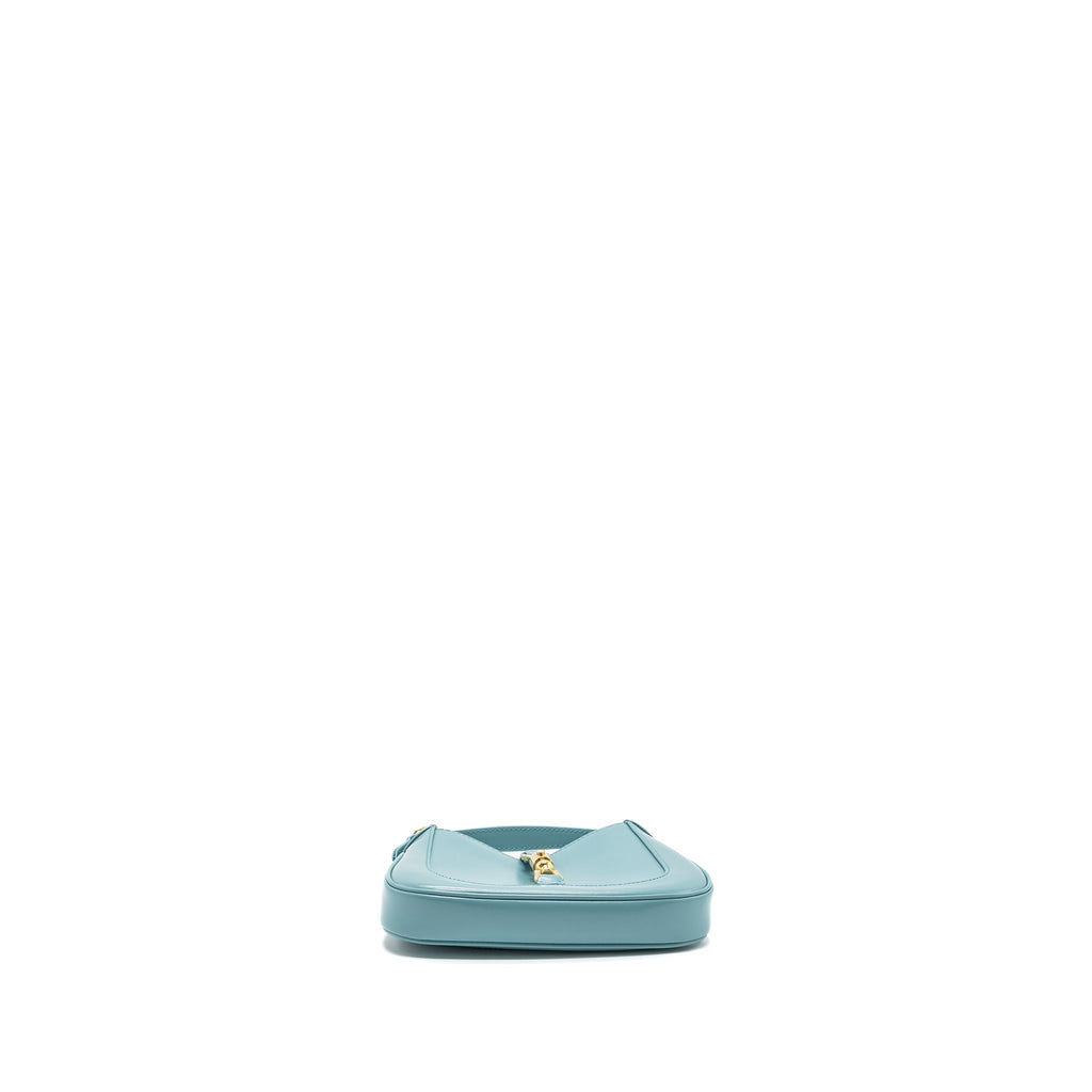 Gucci Jackie 1961 Mini Shoulder Bag Leather Blue