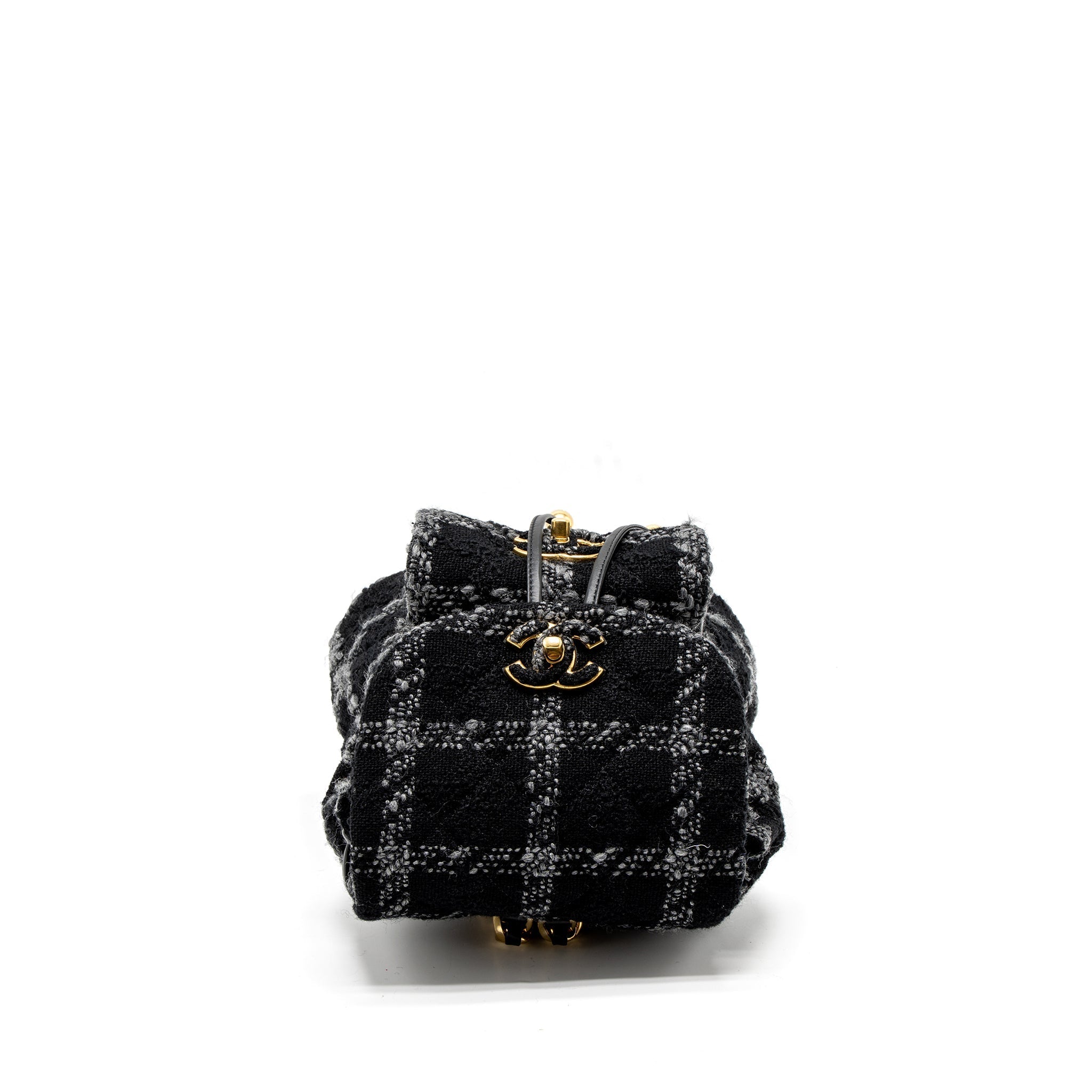 Chanel Duma Backpack Tweed Multicoloured Brushed  (Microchip)