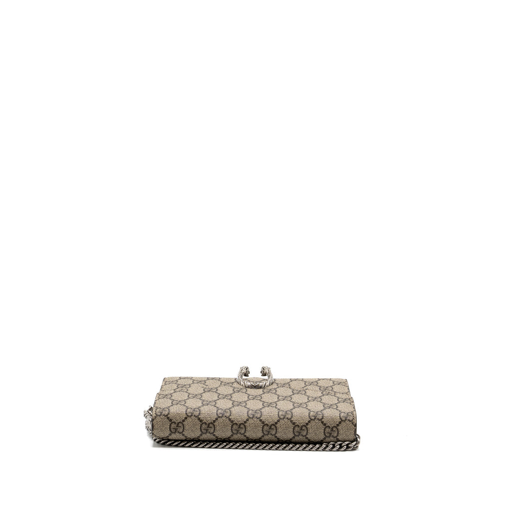 Gucci Dionysus Wallet On Chain GG Supreme Canvas/ Leather Beige/ Ebony SHW