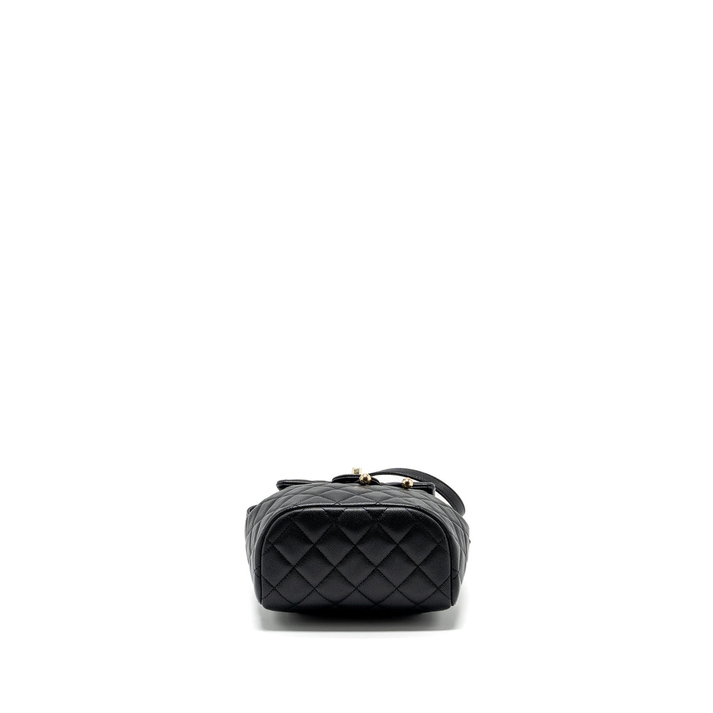 Chanel 23s mini Backpack Caviar Black L (Microchip)