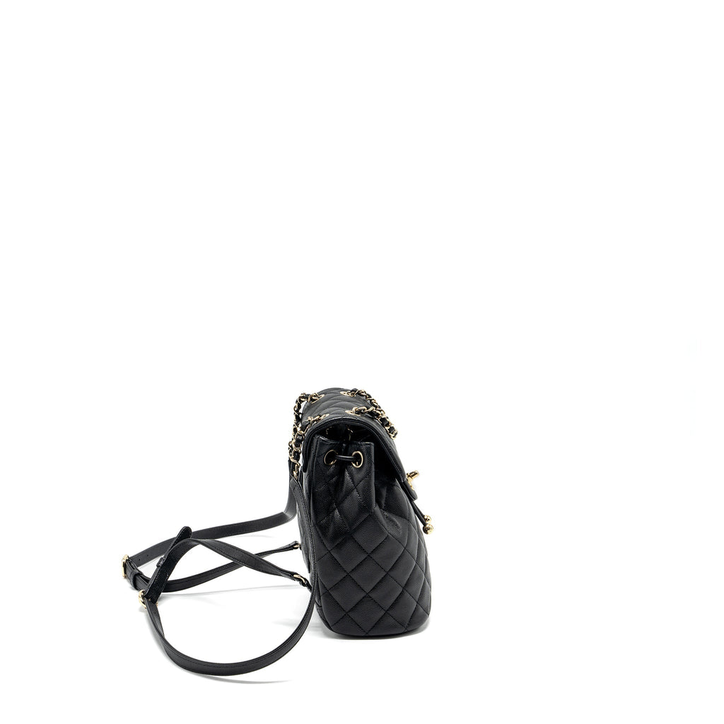 Chanel 23s mini Backpack Caviar Black L (Microchip)