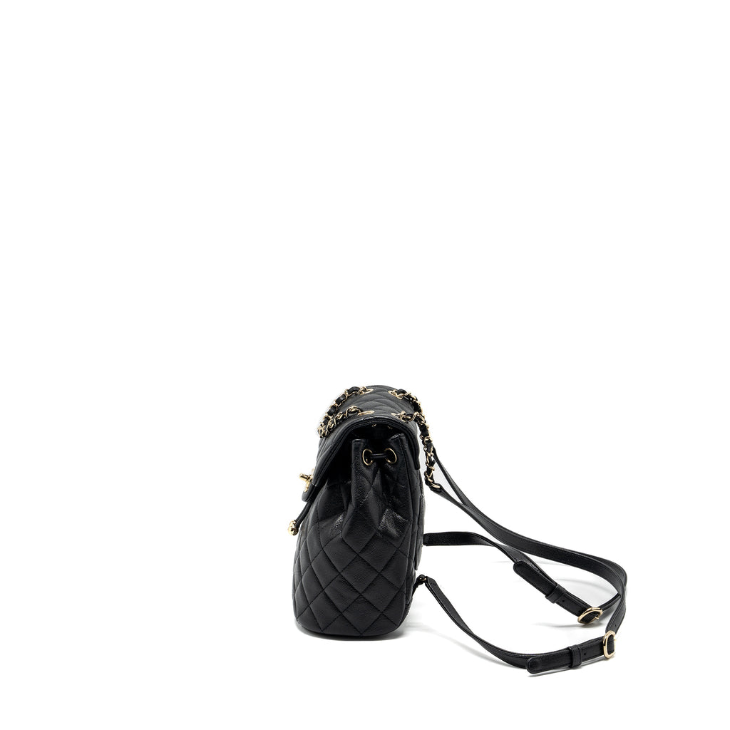 Chanel 23s mini Backpack Caviar Black L (Microchip)