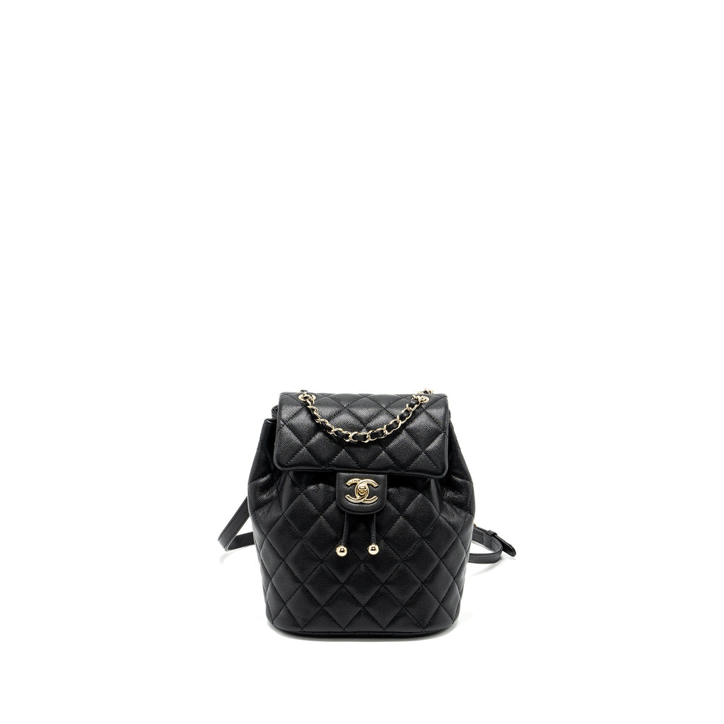 Chanel 23s mini Backpack Caviar Black L (Microchip)
