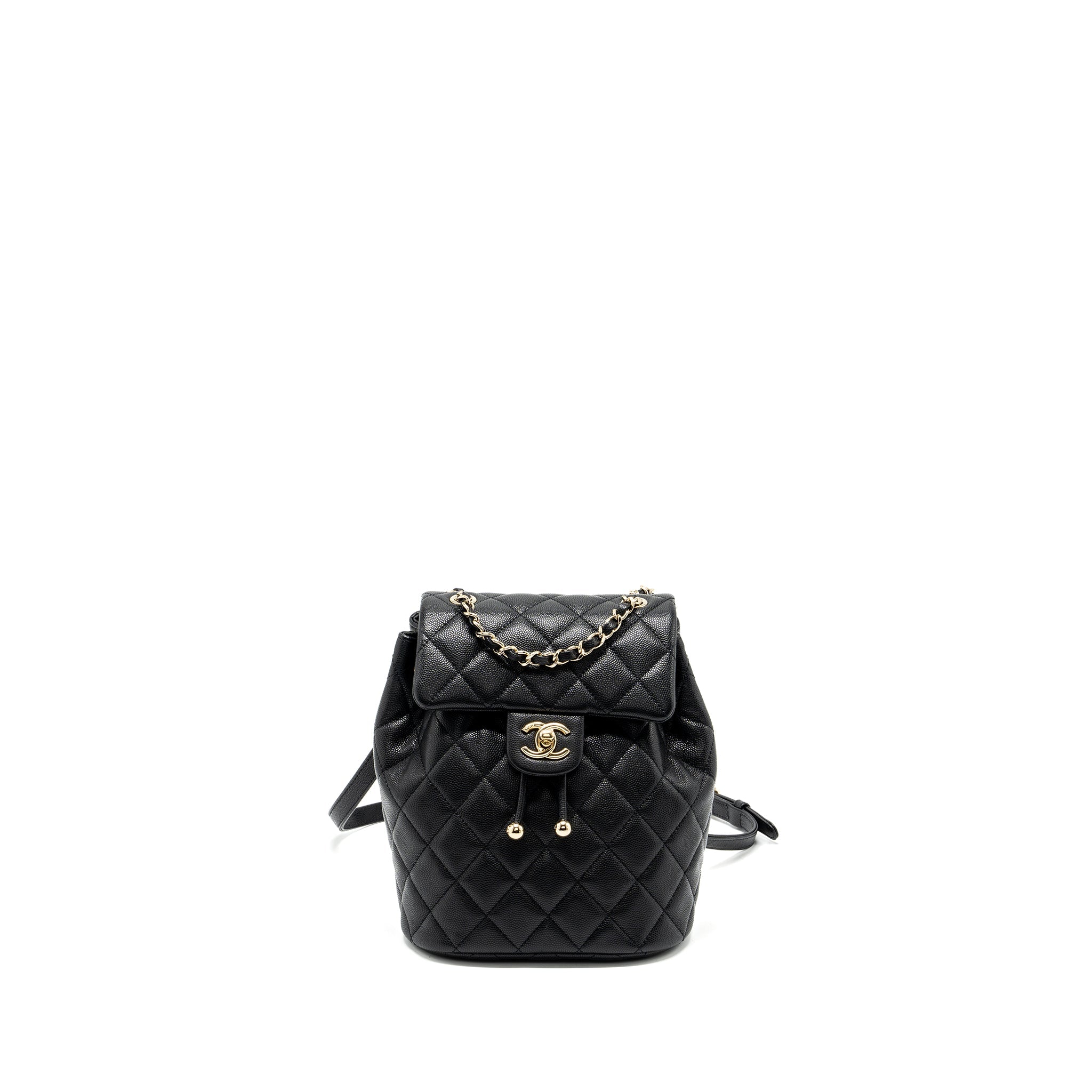 Chanel 23s mini Backpack Caviar Black L (Microchip)