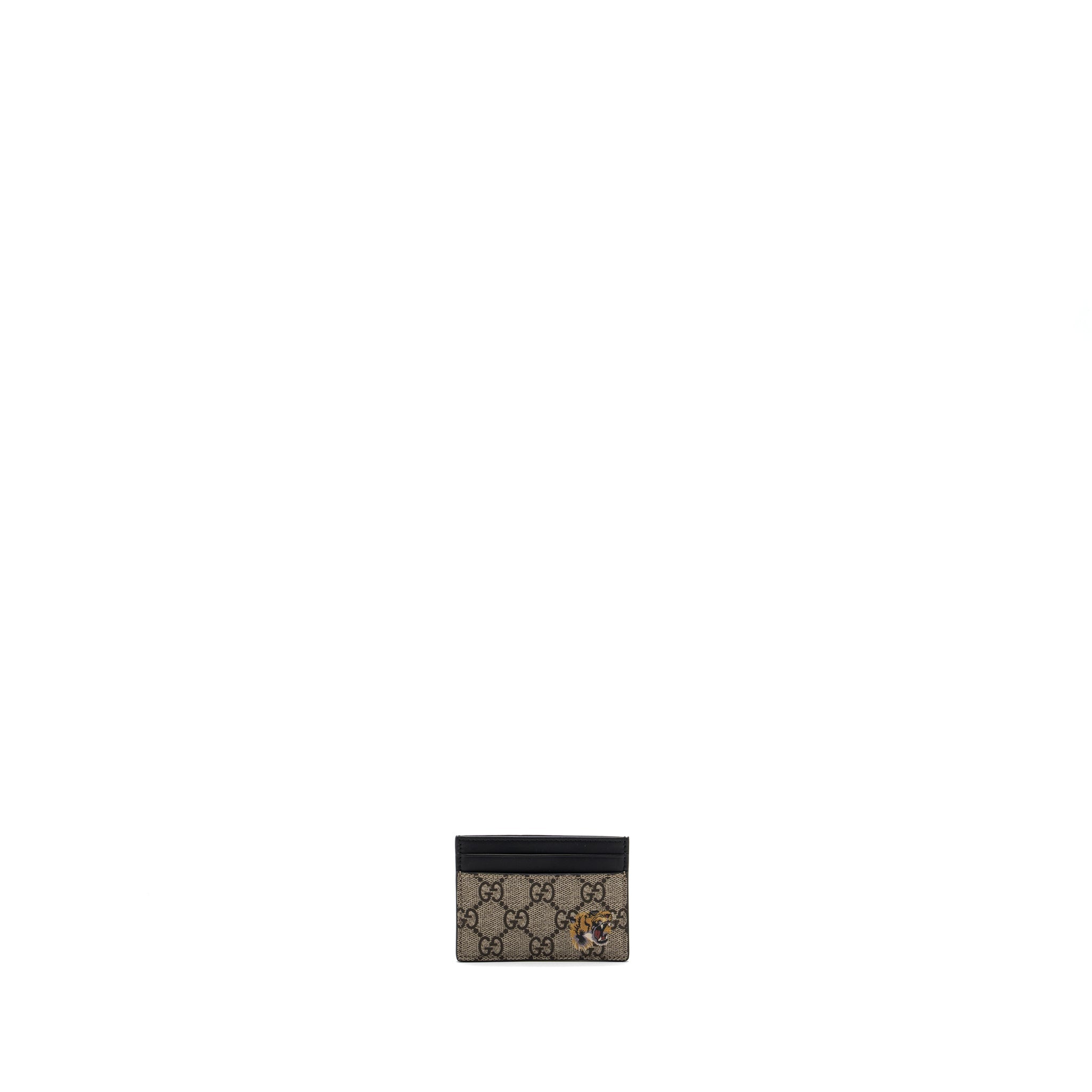 Gucci Tiger Print GG Supreme  Holder