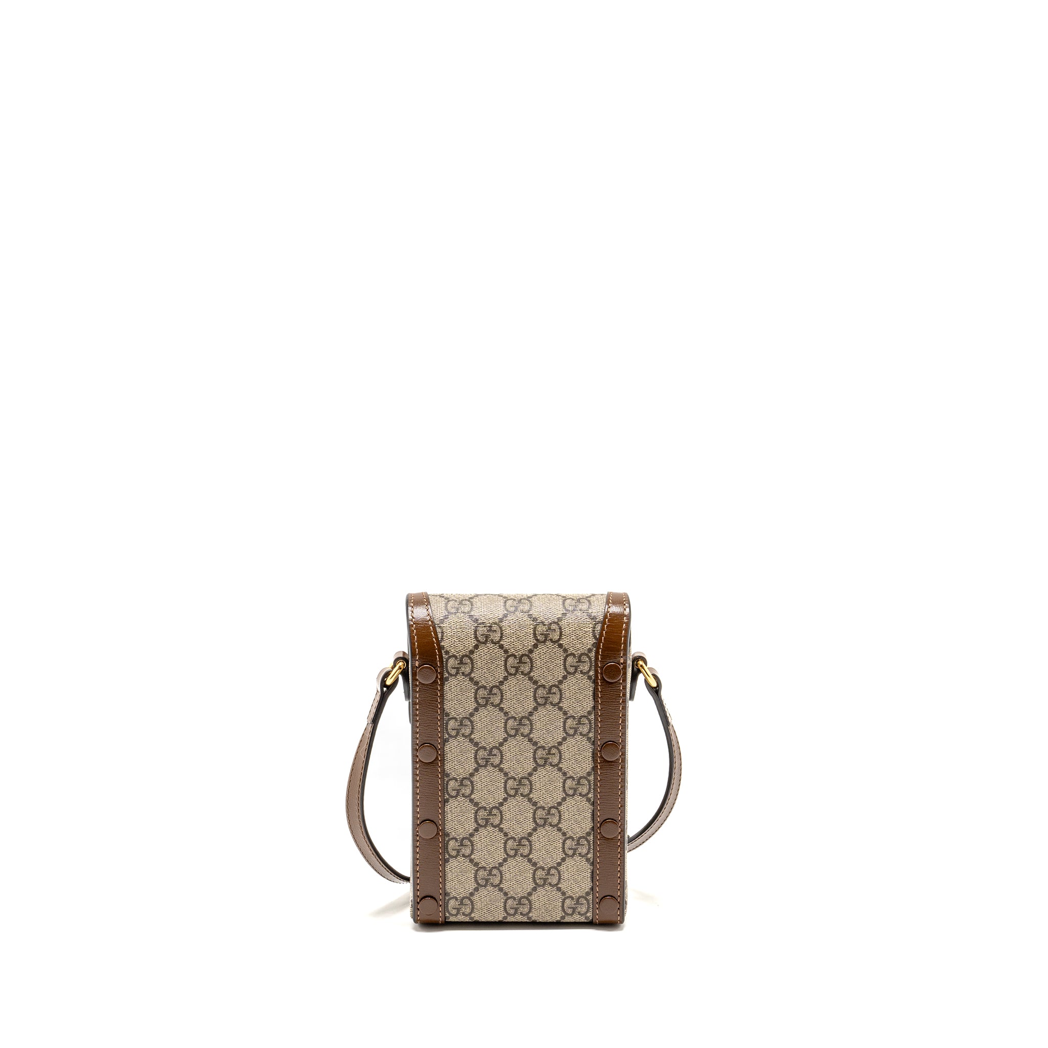 Gucci Horsebit 1955 Mini Bag GG Supreme Canvas Brown/Multicoloured