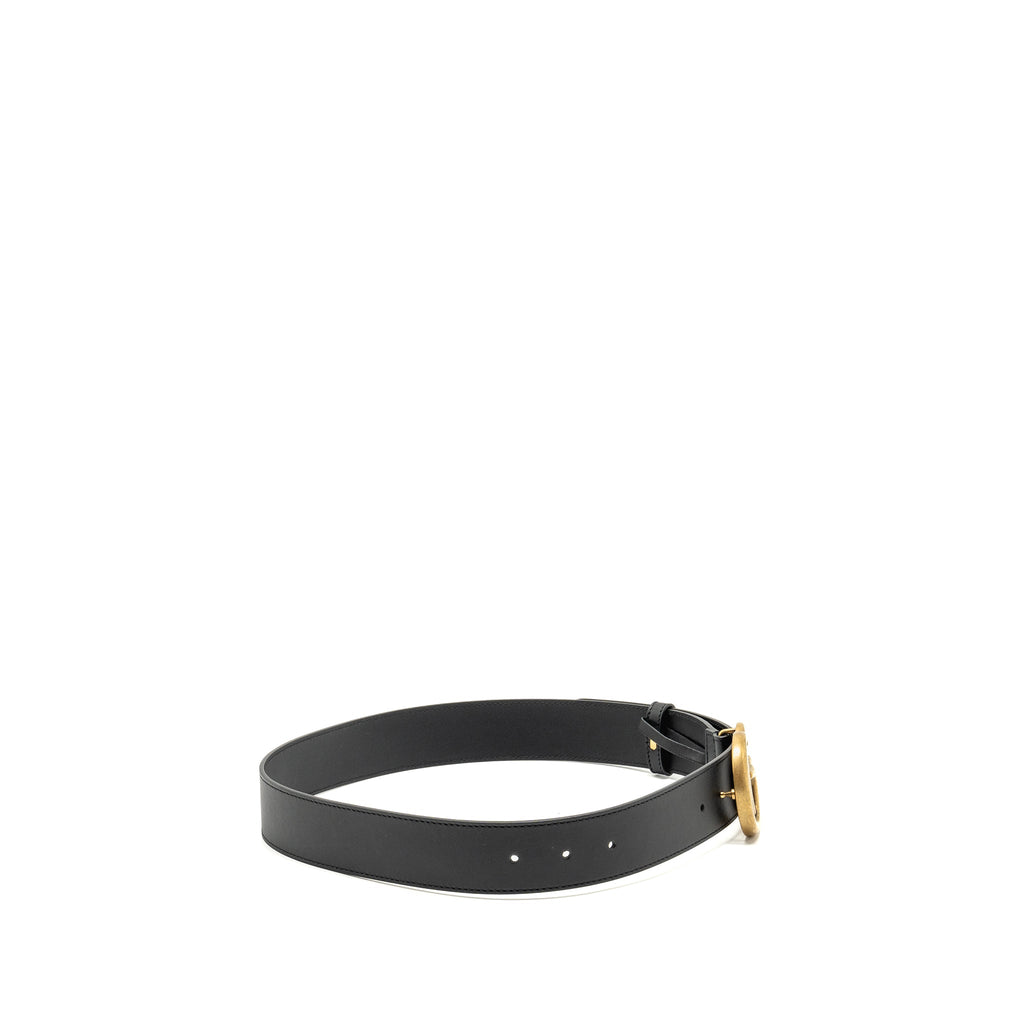 Gucci Size 85 4cm Wide GG Marmont Leather Belt