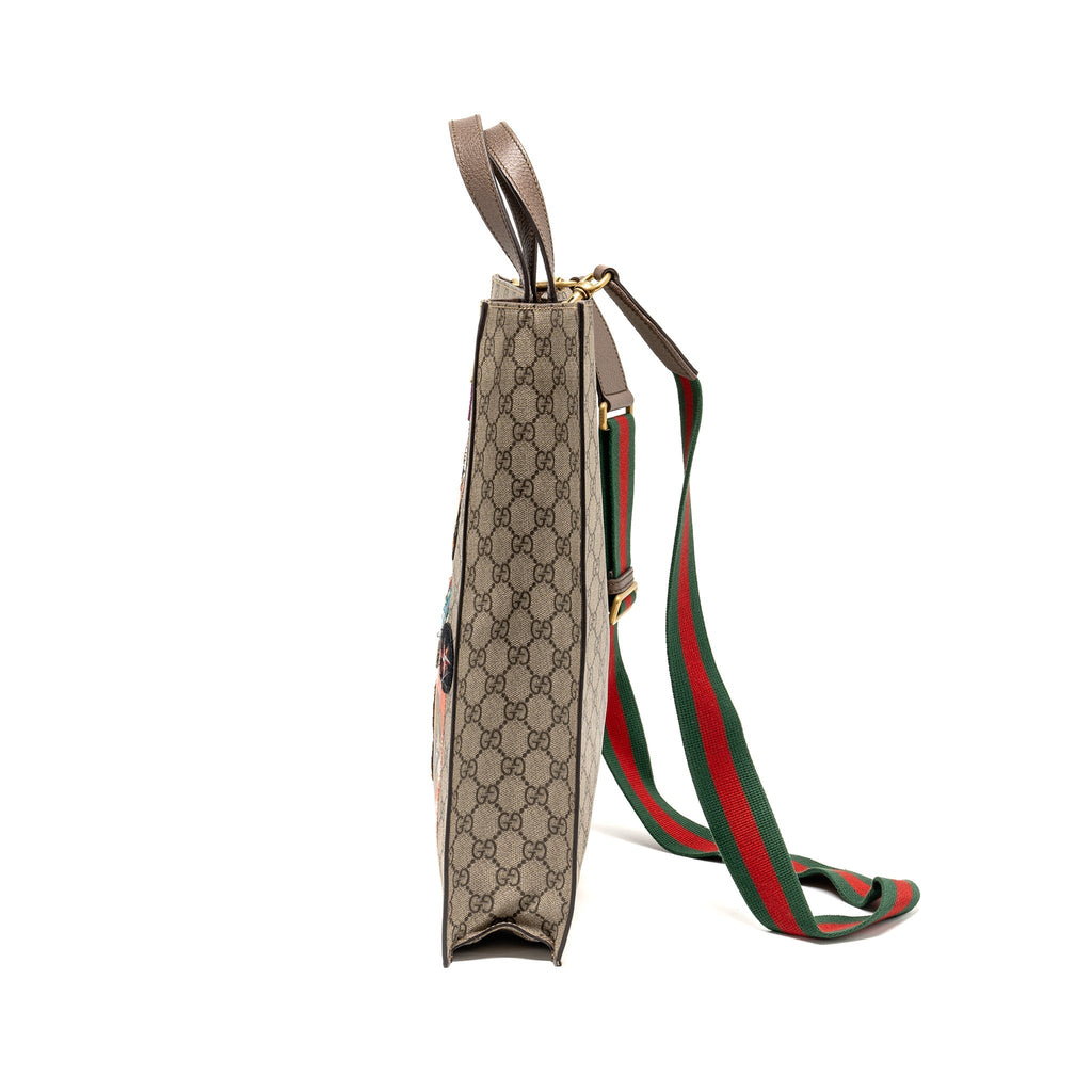 Gucci Soft Tote Bag GG Supreme Canvas