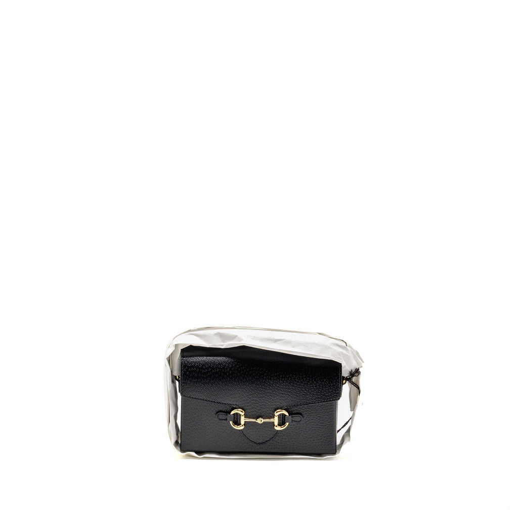Gucci 1955 Horsebit Crossbody Bag Calfskin Black