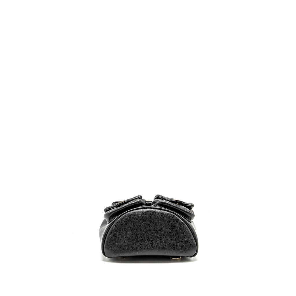 Chanel Triple Pack Backpack Caviar Black L (microchip)
