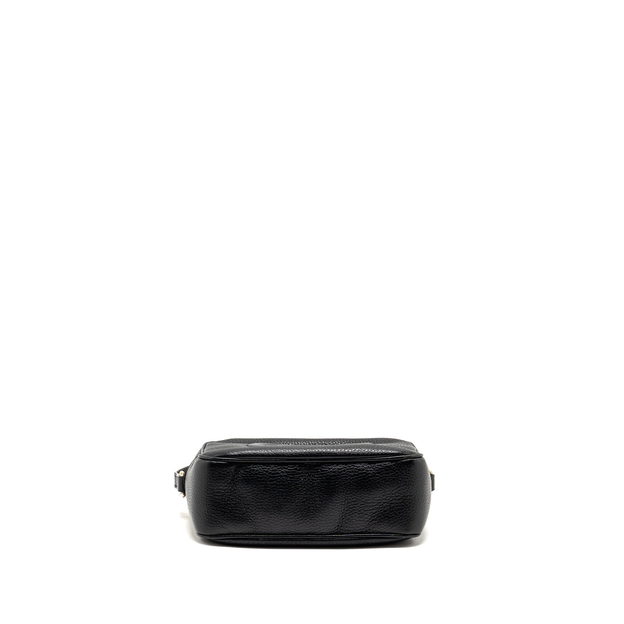 Gucci Soho Disco Camera Crossbody Bag Calfskin Black L