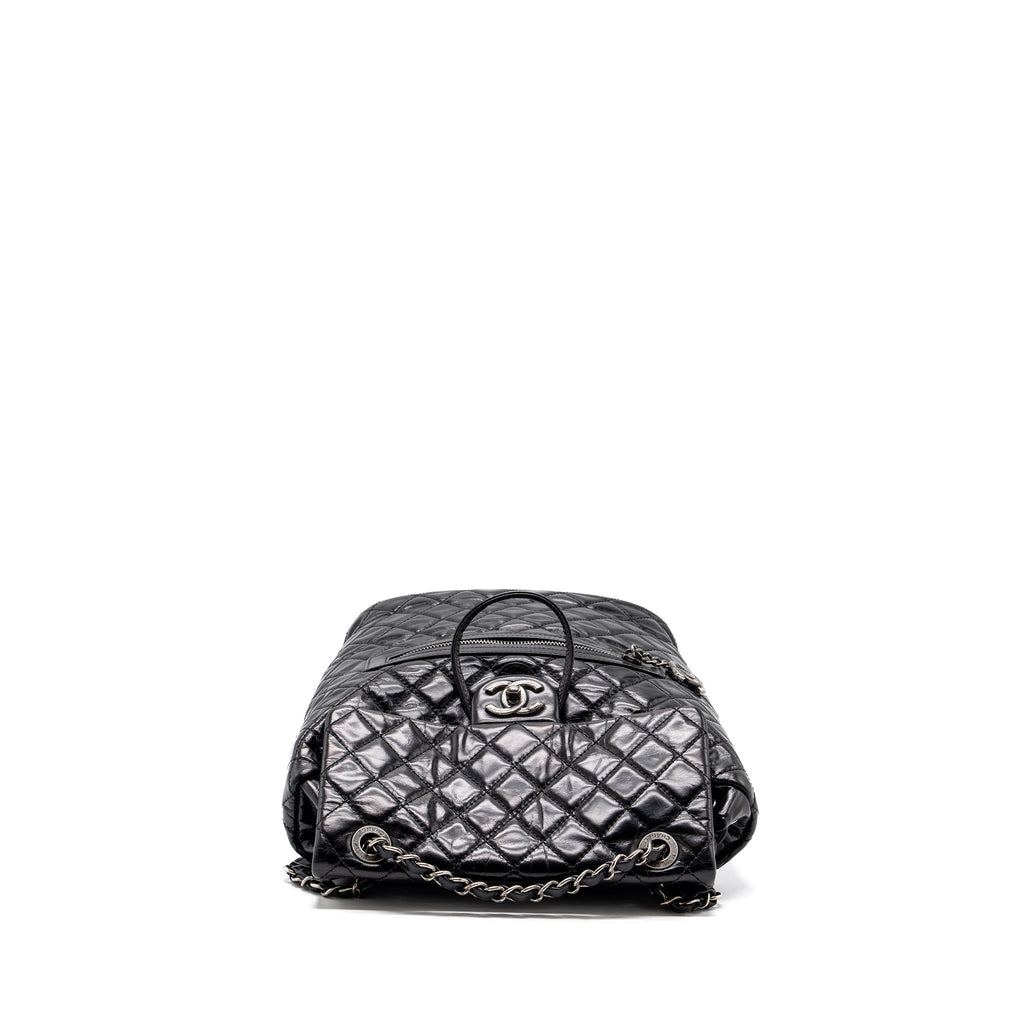 CHANEL Large QUILTED Mountain  BACKPACK CALFSKIN BLACK