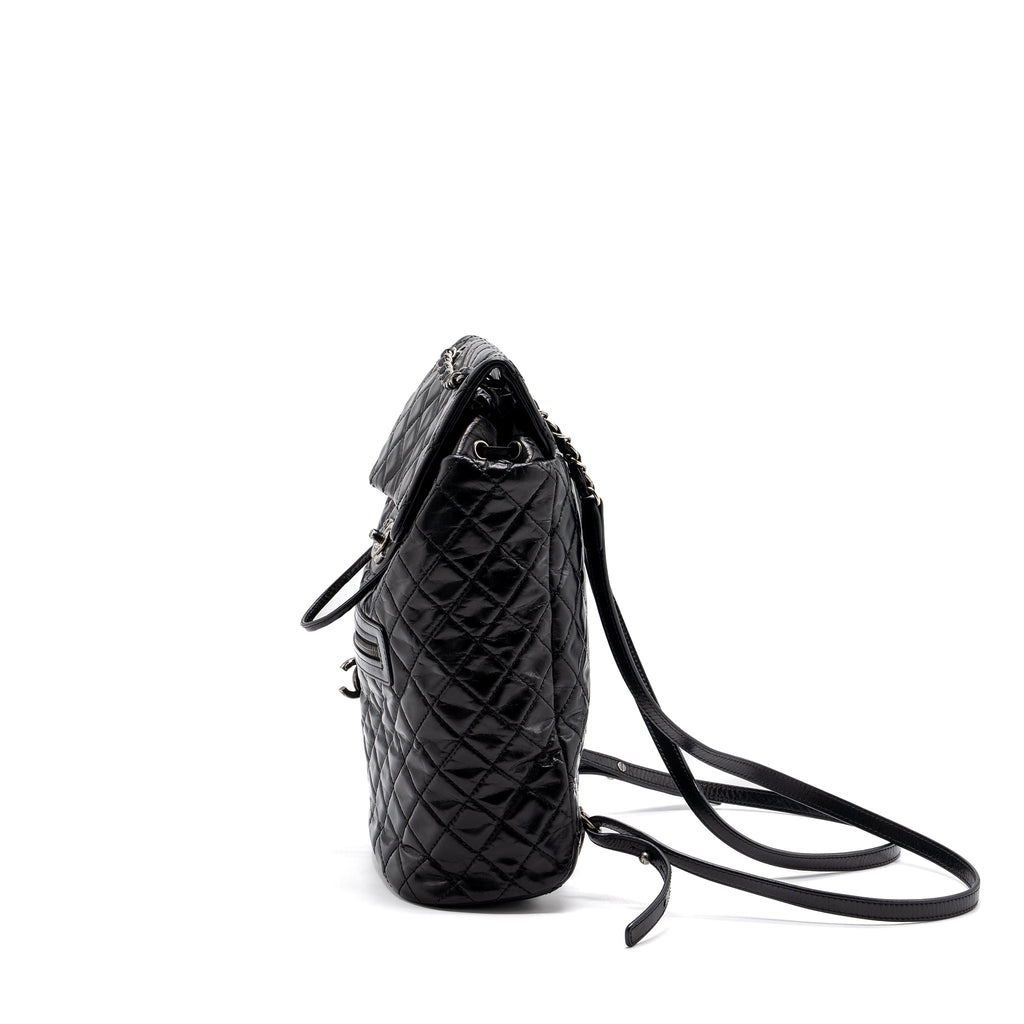 CHANEL Large QUILTED Mountain  BACKPACK CALFSKIN BLACK