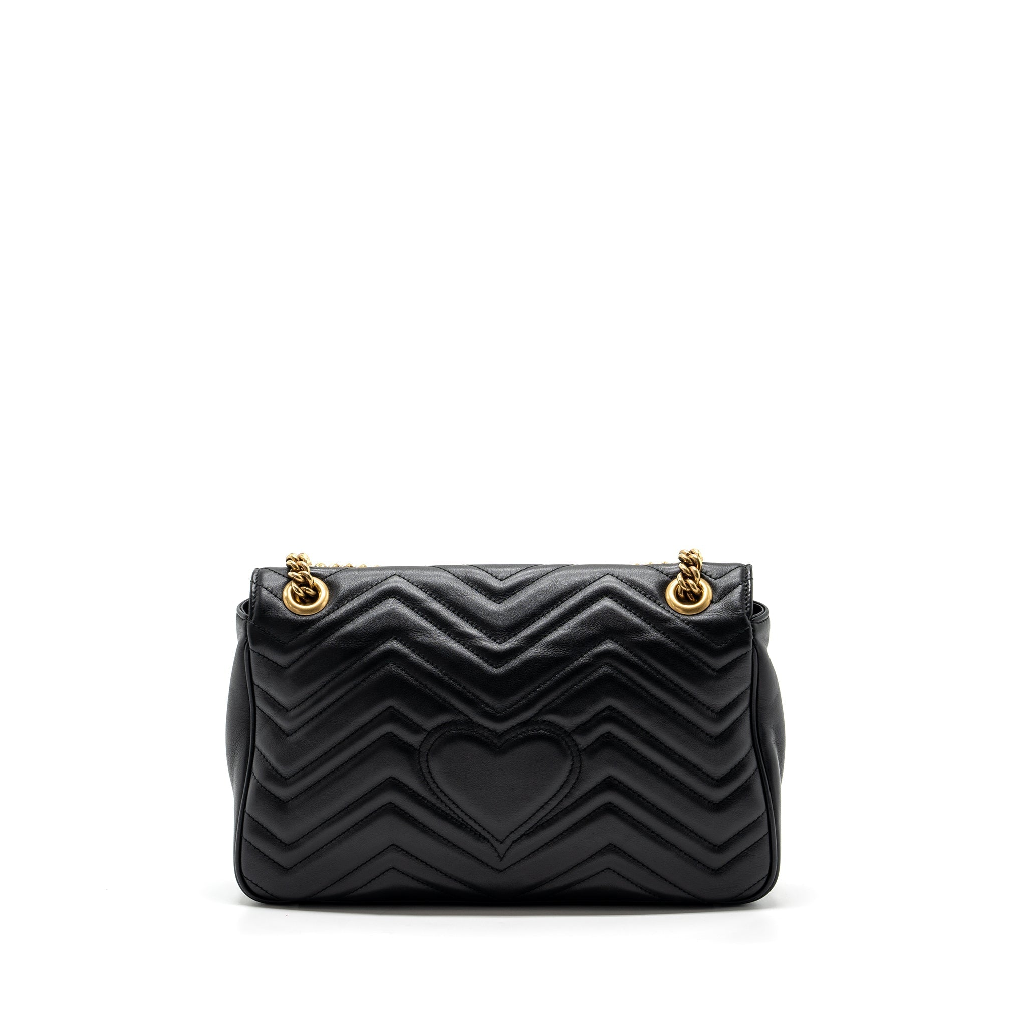 Gucci medium gg Marmont bag calfskin black
