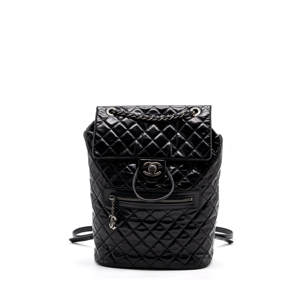 CHANEL Large QUILTED Mountain  BACKPACK CALFSKIN BLACK