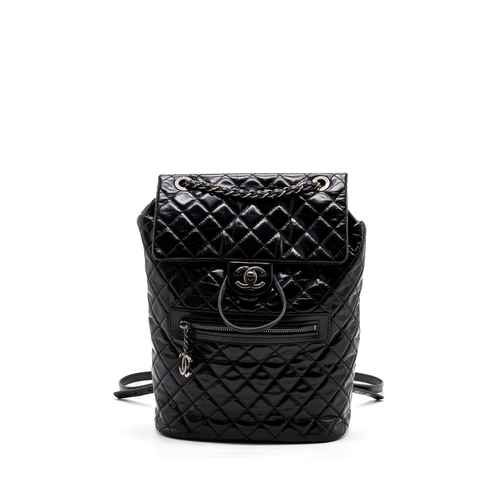 CHANEL Large QUILTED Mountain  BACKPACK CALFSKIN BLACK