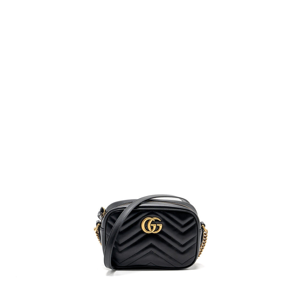 Gucci GG Marmont Matelasse Mini Bag Calfskin Black