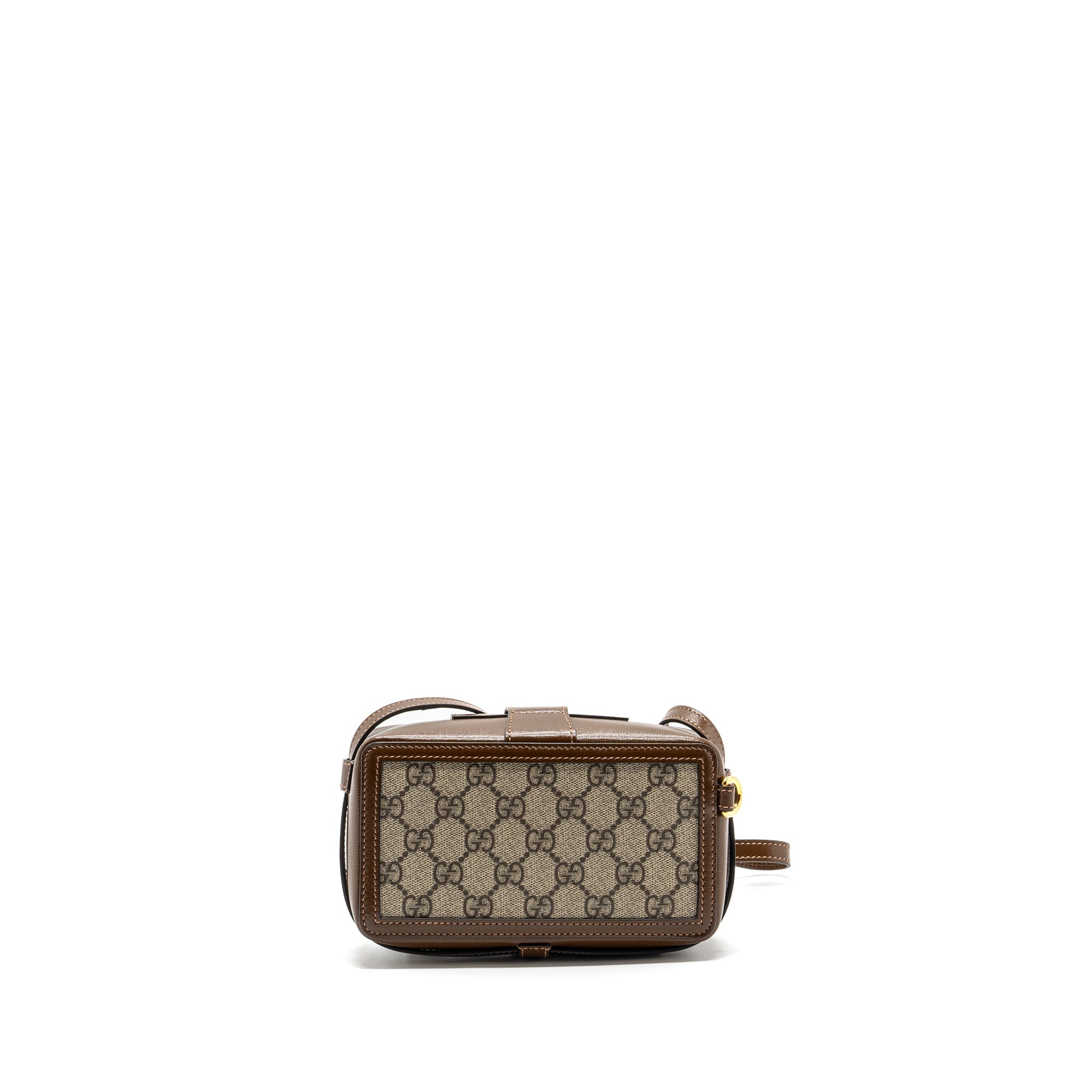 Gucci Mini Bag With Interlocking G GG Supreme Canvas/ Leather