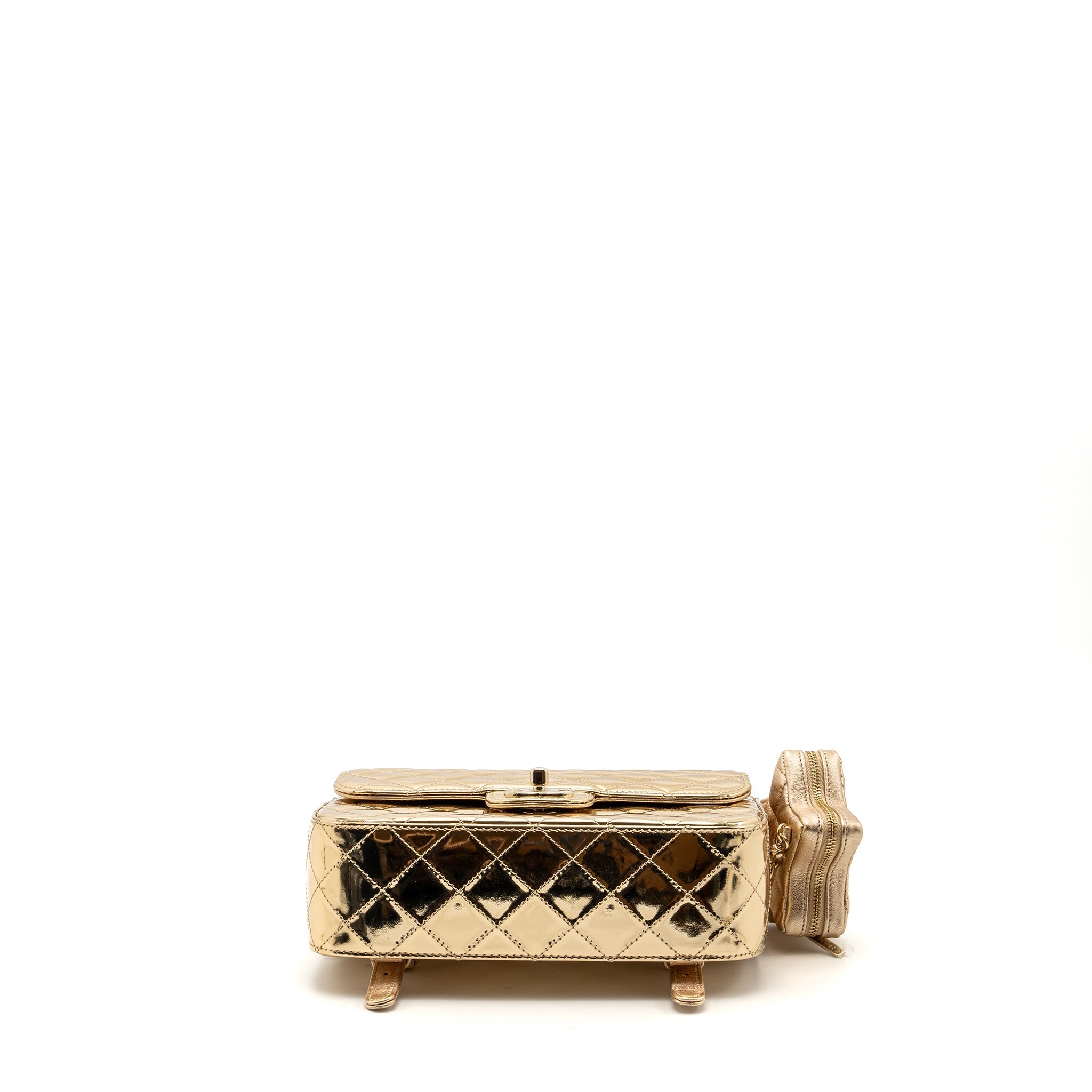 Chanel 24C backpack with star patent gold L (microchip)