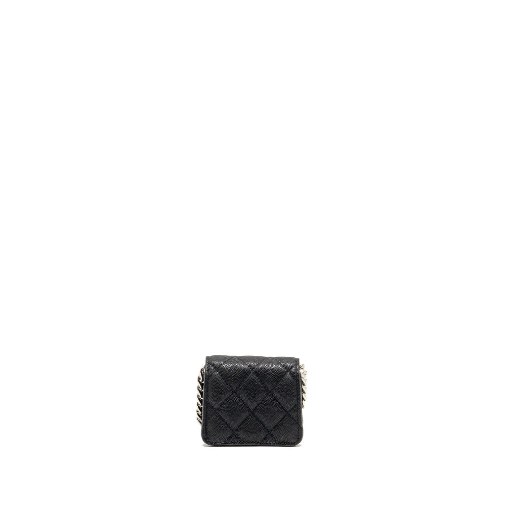 Chanel 22s Mini Clutch With Chain Caviar Black