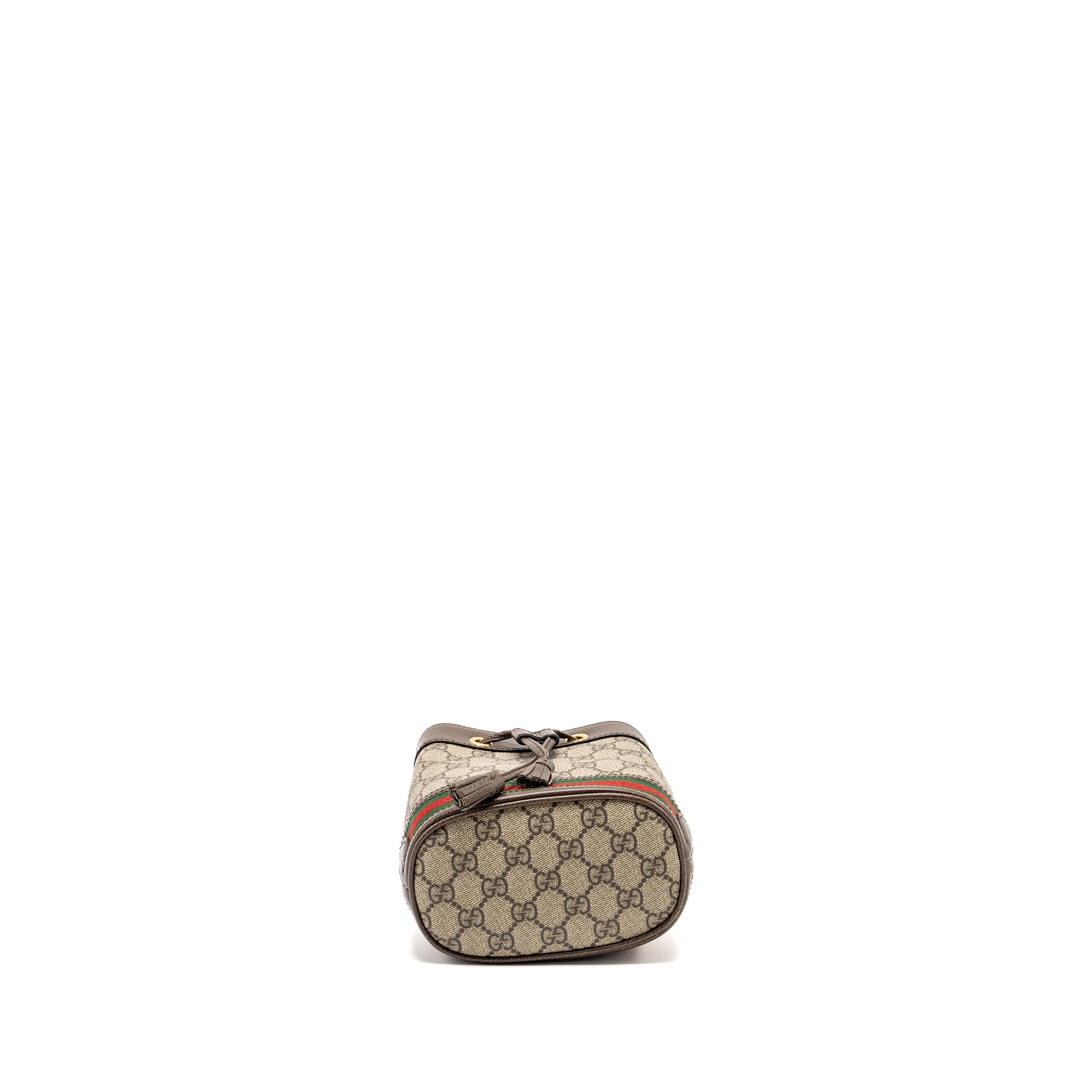 Gucci Ophidia mini Bucket Bag GG Supreme Canvas Beige / Ebony