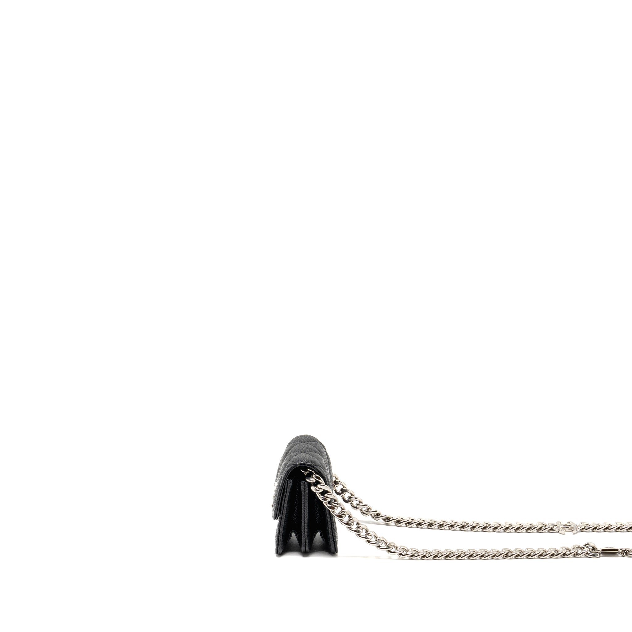 Chanel 22s Mini Clutch With Chain Caviar Black