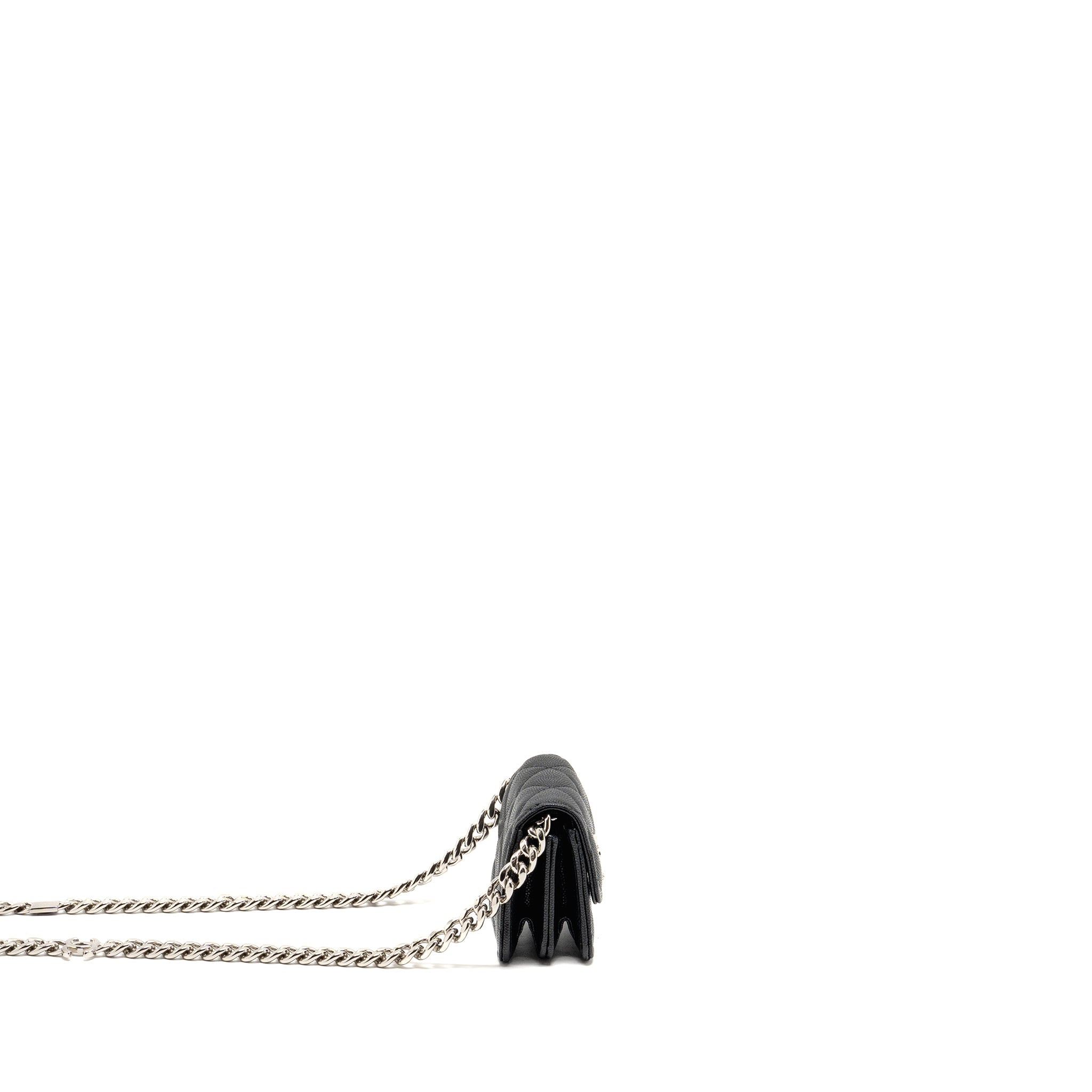 Chanel 22s Mini Clutch With Chain Caviar Black