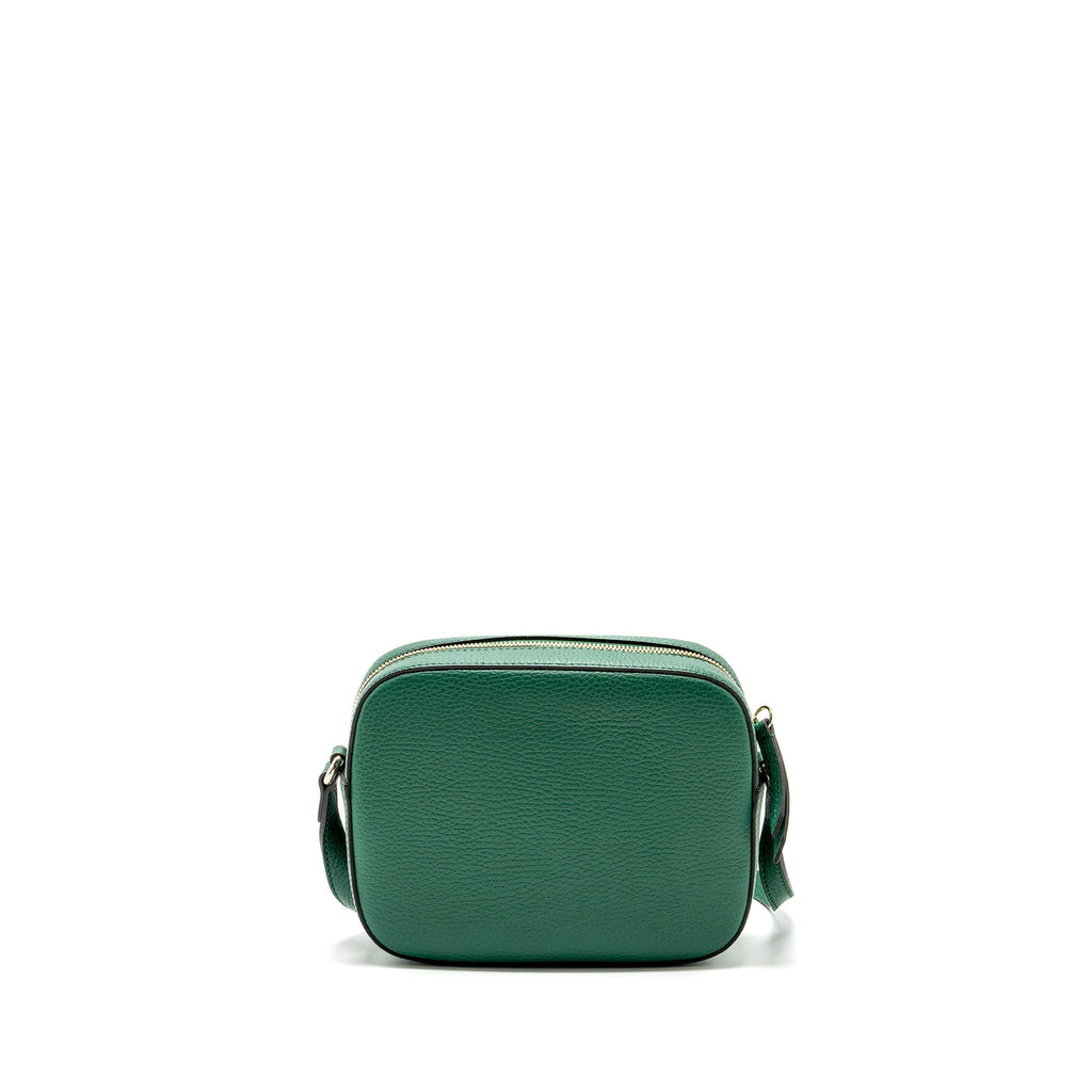 Gucci disco soho camera bag calfskin green L