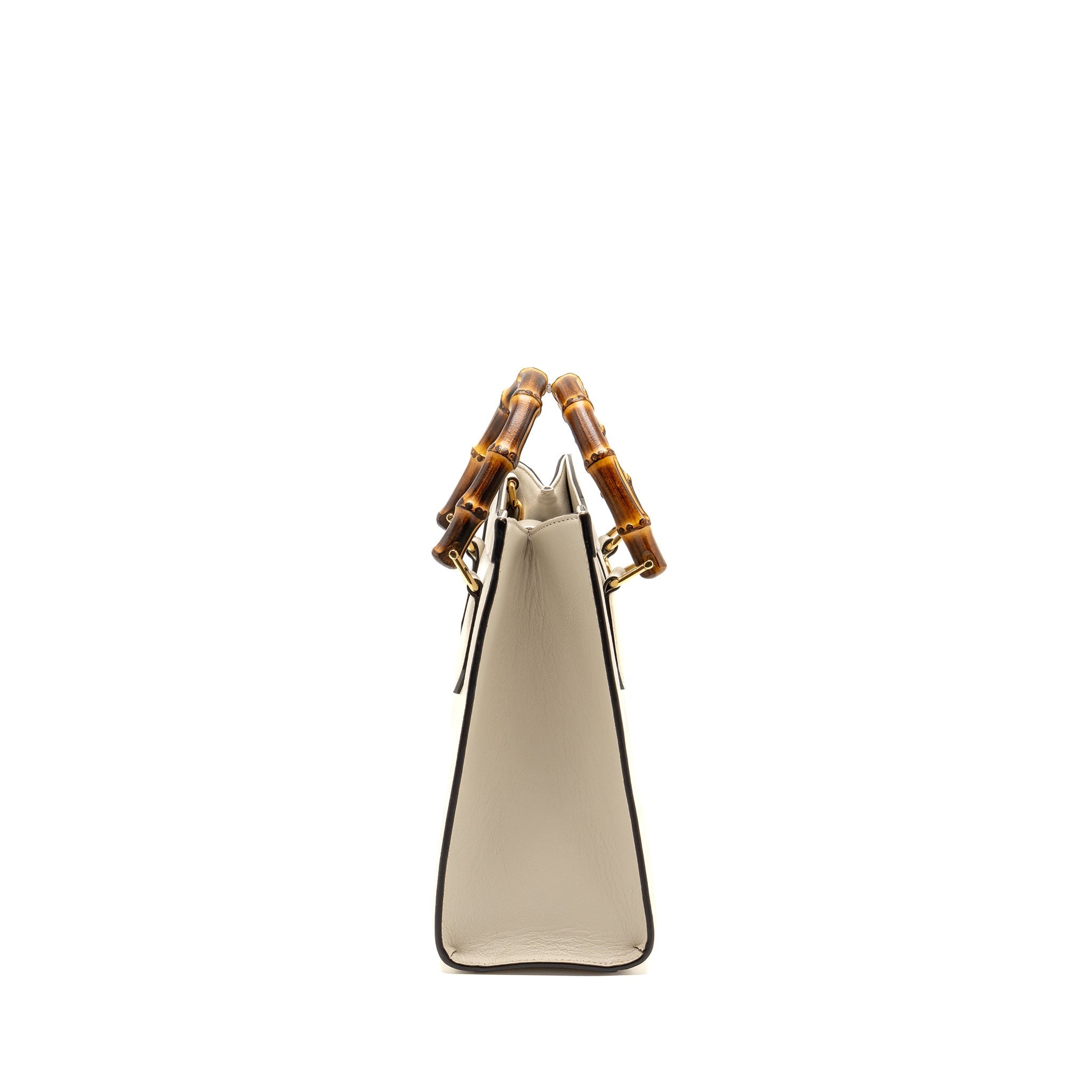 Gucci Small Diana Tote Bag Calfskin White
