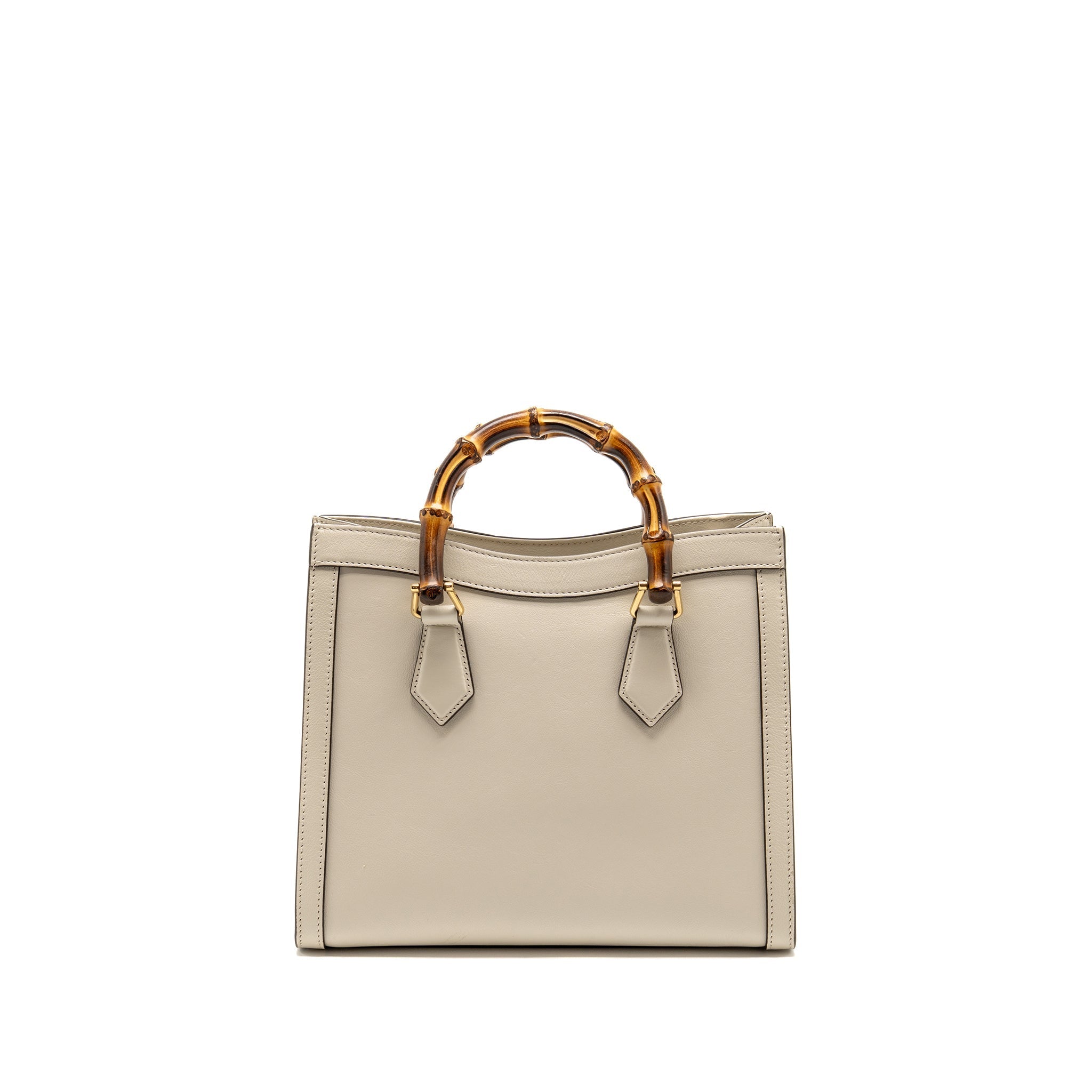 Gucci Small Diana Tote Bag Calfskin White