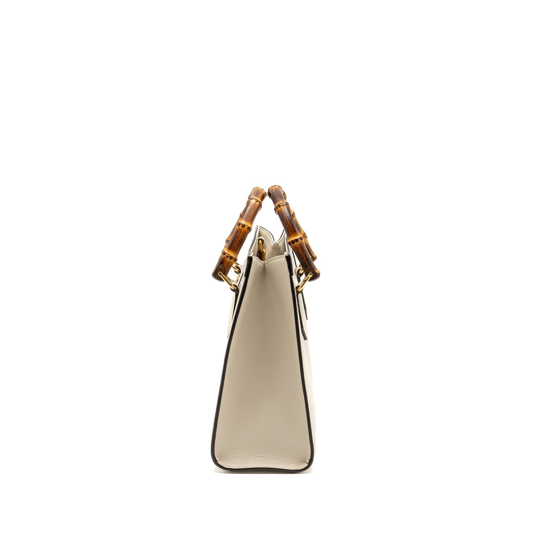 Gucci Small Diana Tote Bag Calfskin White
