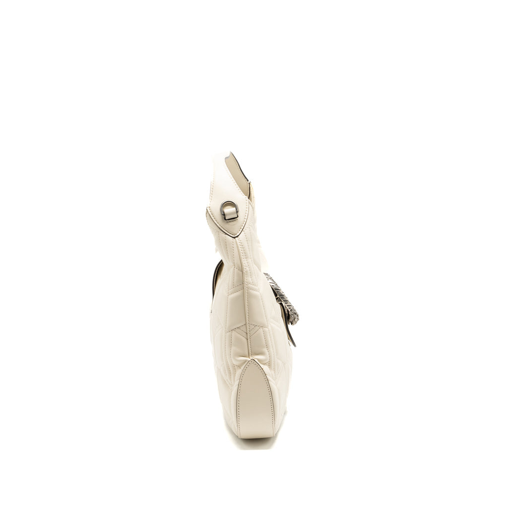 Gucci Dionysus Hobo Shoulder Bag Calfskin White SHW