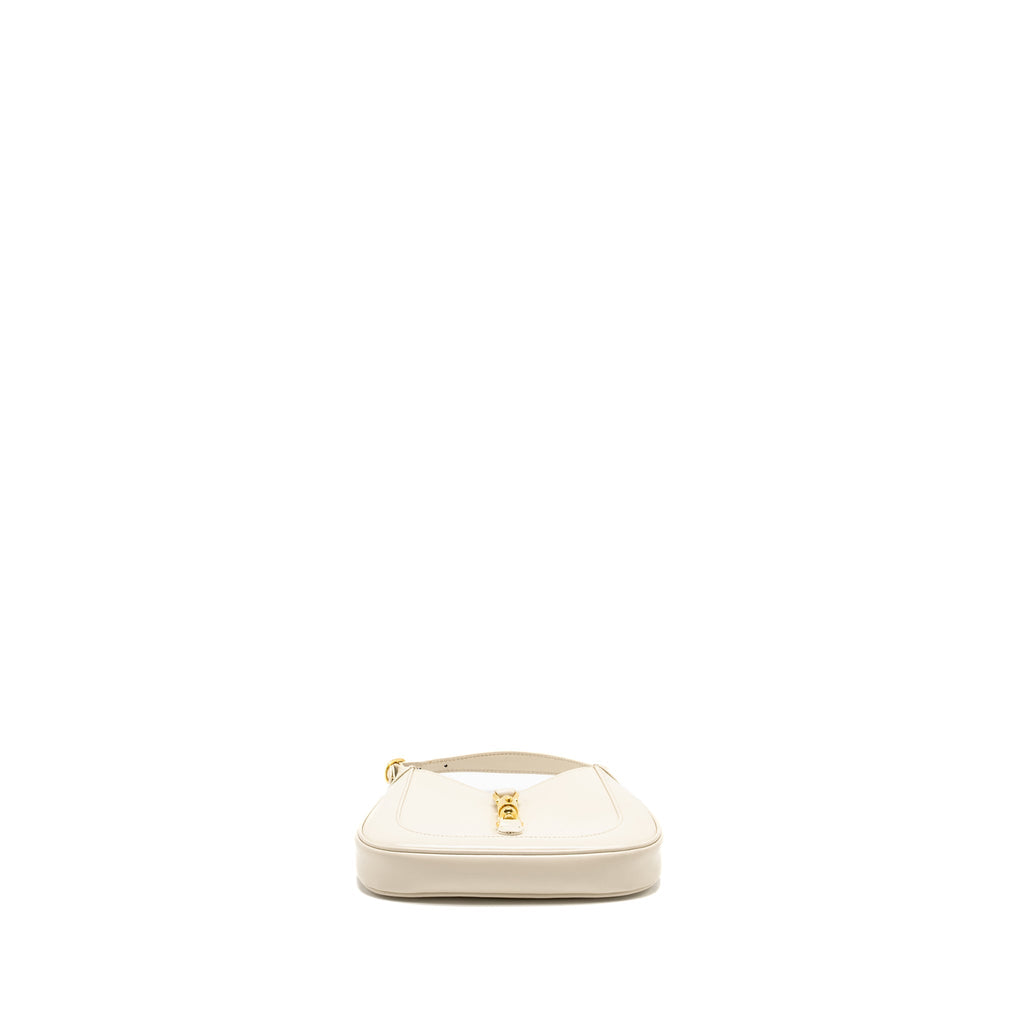 Gucci Jackie 1961 Mini Shoulder Bag Calfskin WHITE