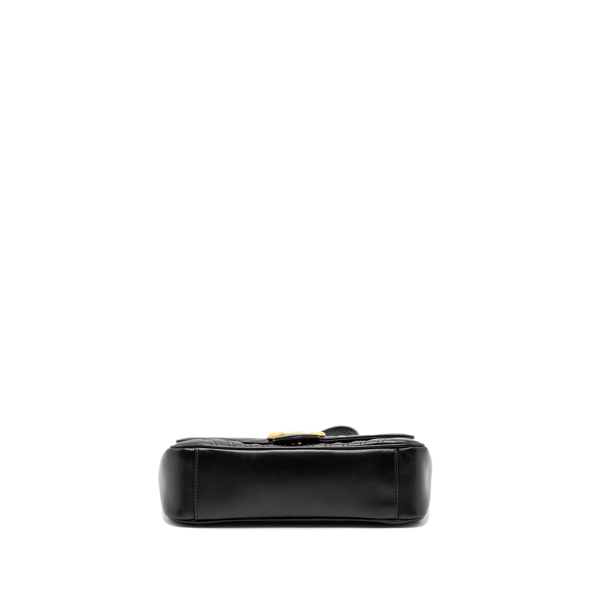 Gucci Small GG Marmont Bag Calfskin Black