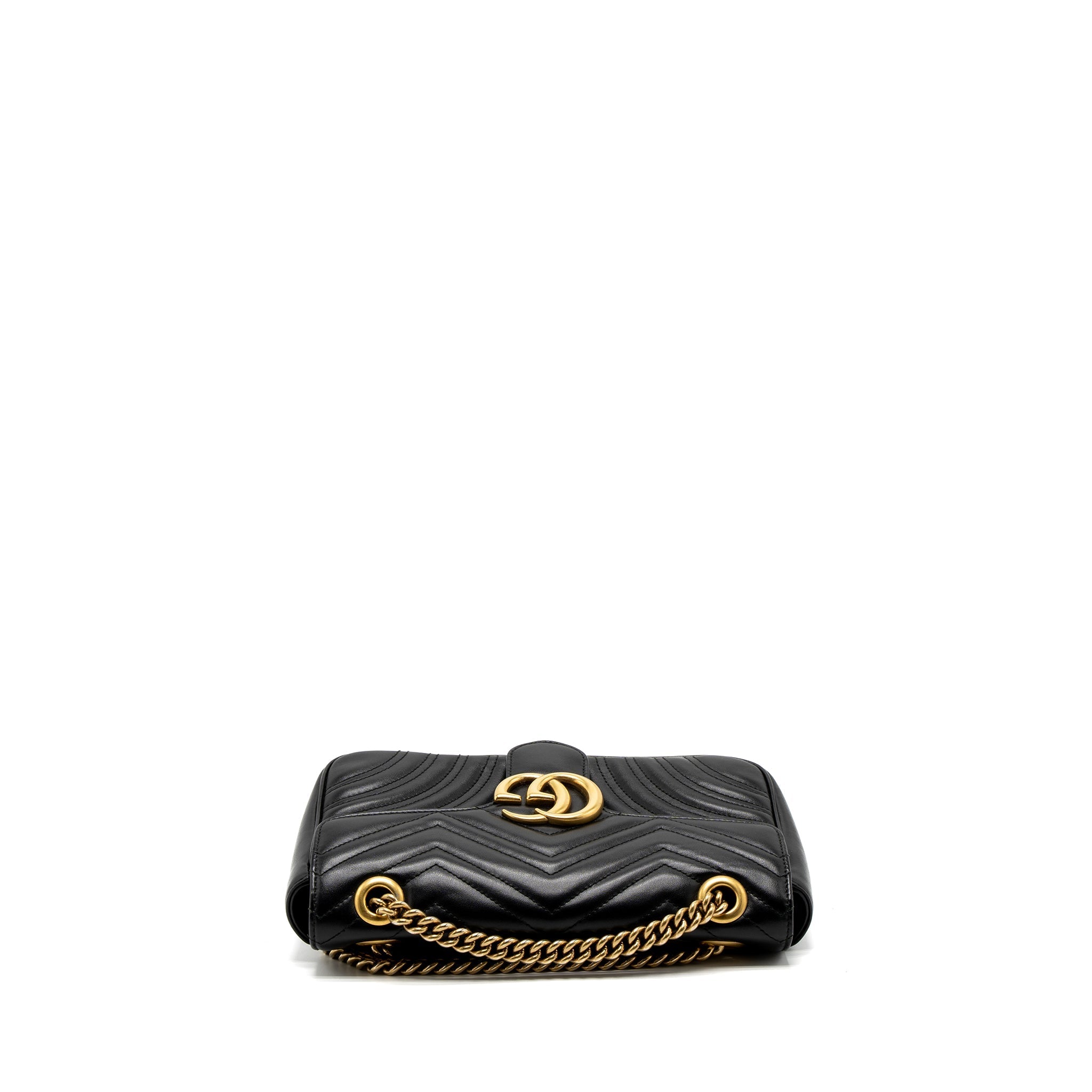 Gucci Small GG Marmont Bag Calfskin Black