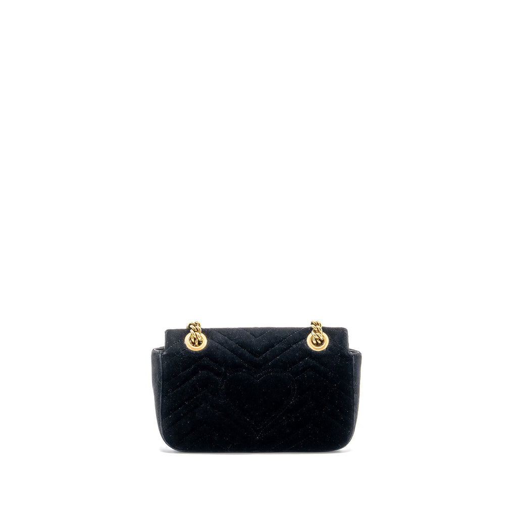 Gucci Mini Marmont Velvet Black