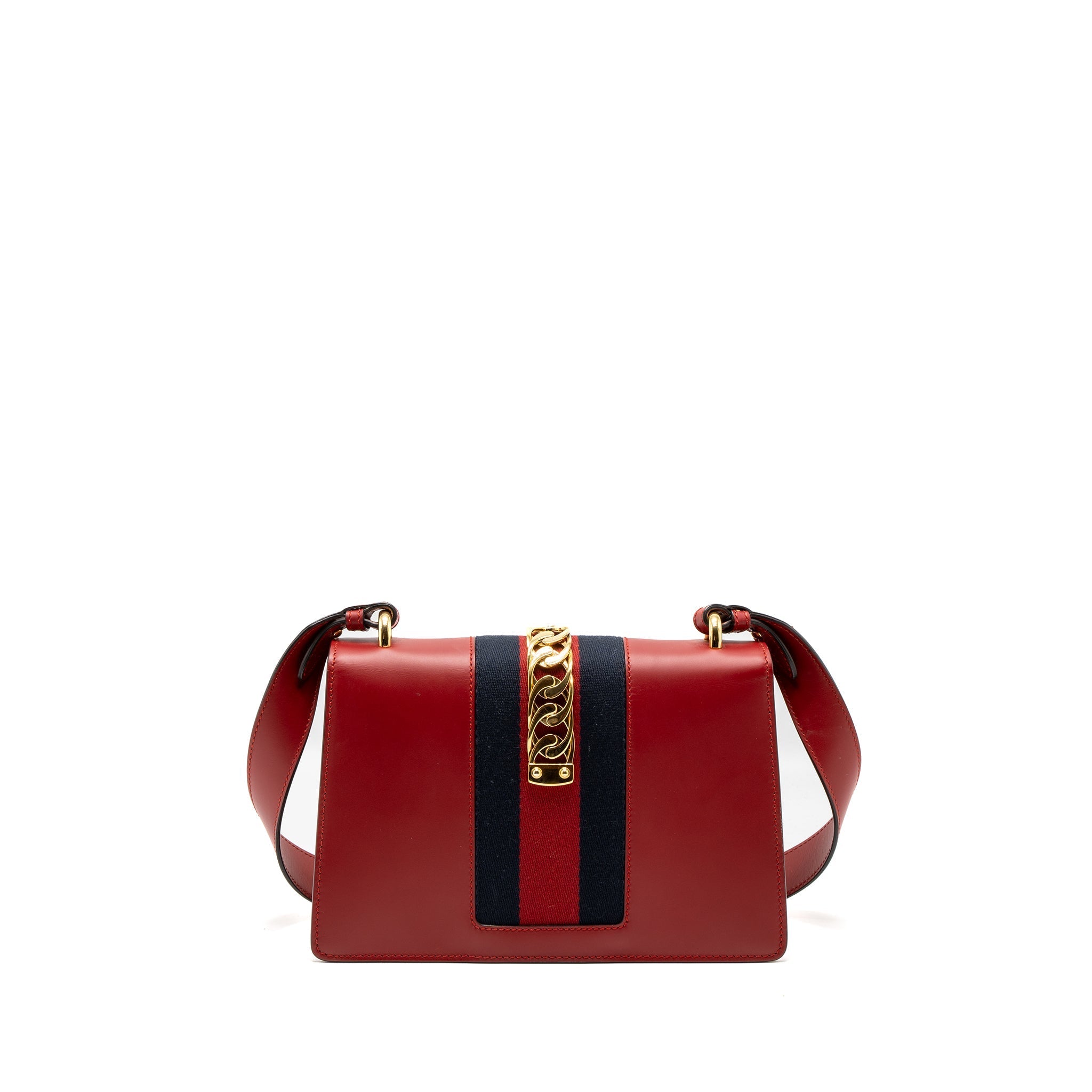 Gucci Small Sylvie Bag Calfskin Red