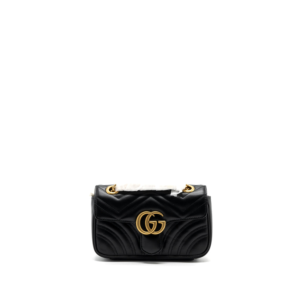 Gucci mini marmont calfskin black