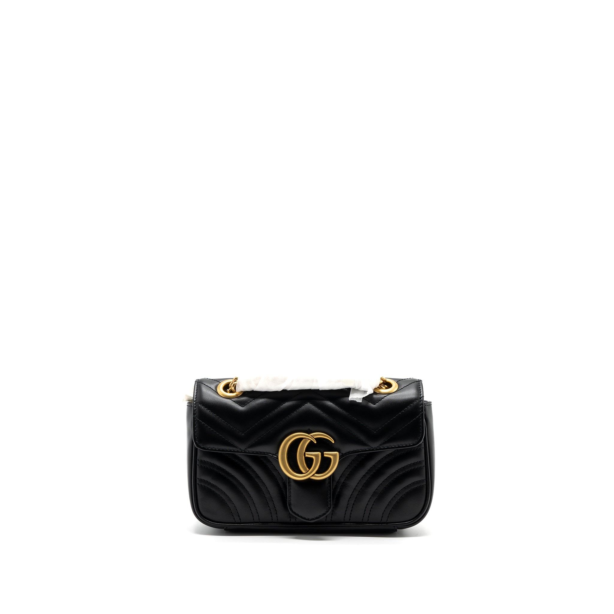 Gucci mini marmont calfskin black