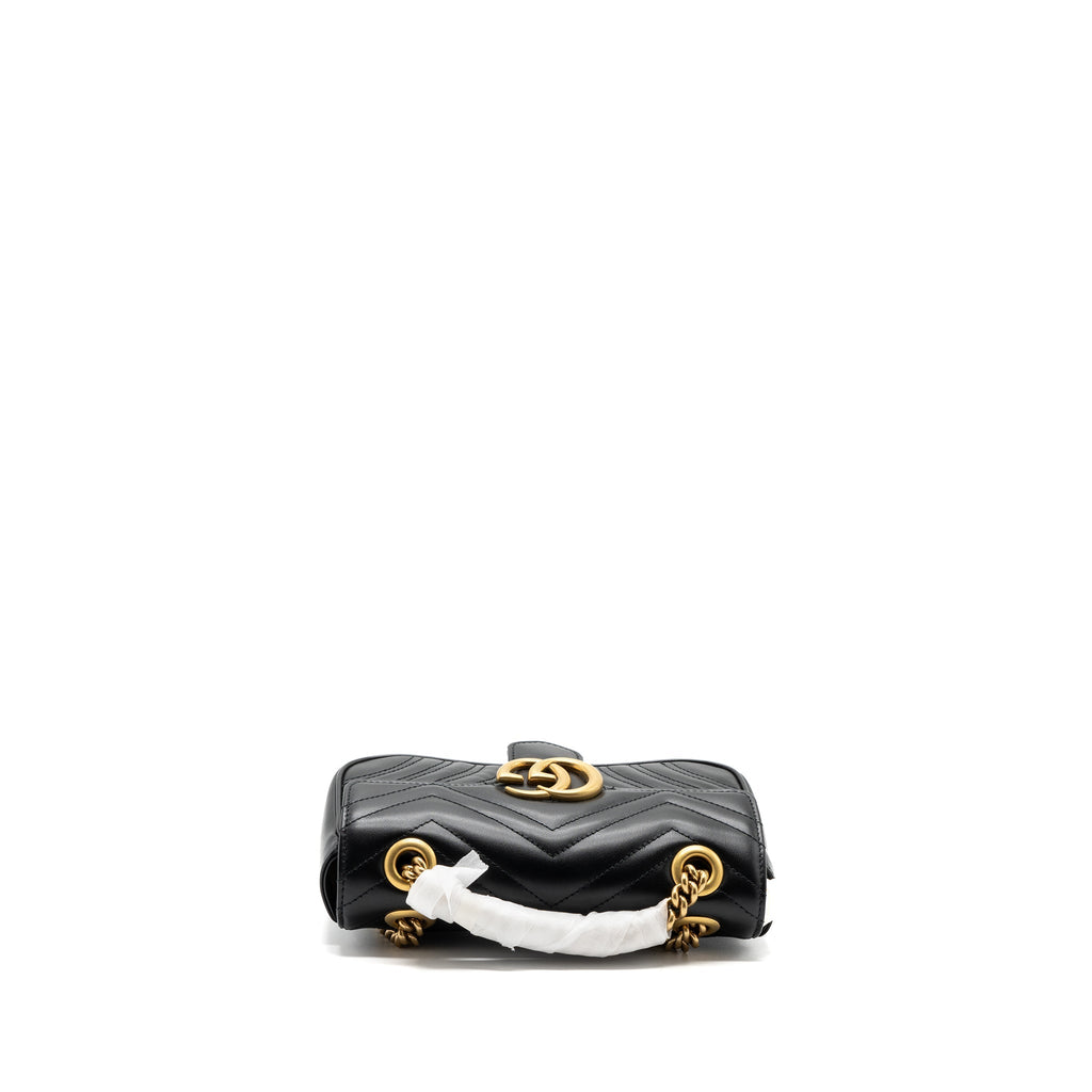 Gucci mini marmont calfskin black